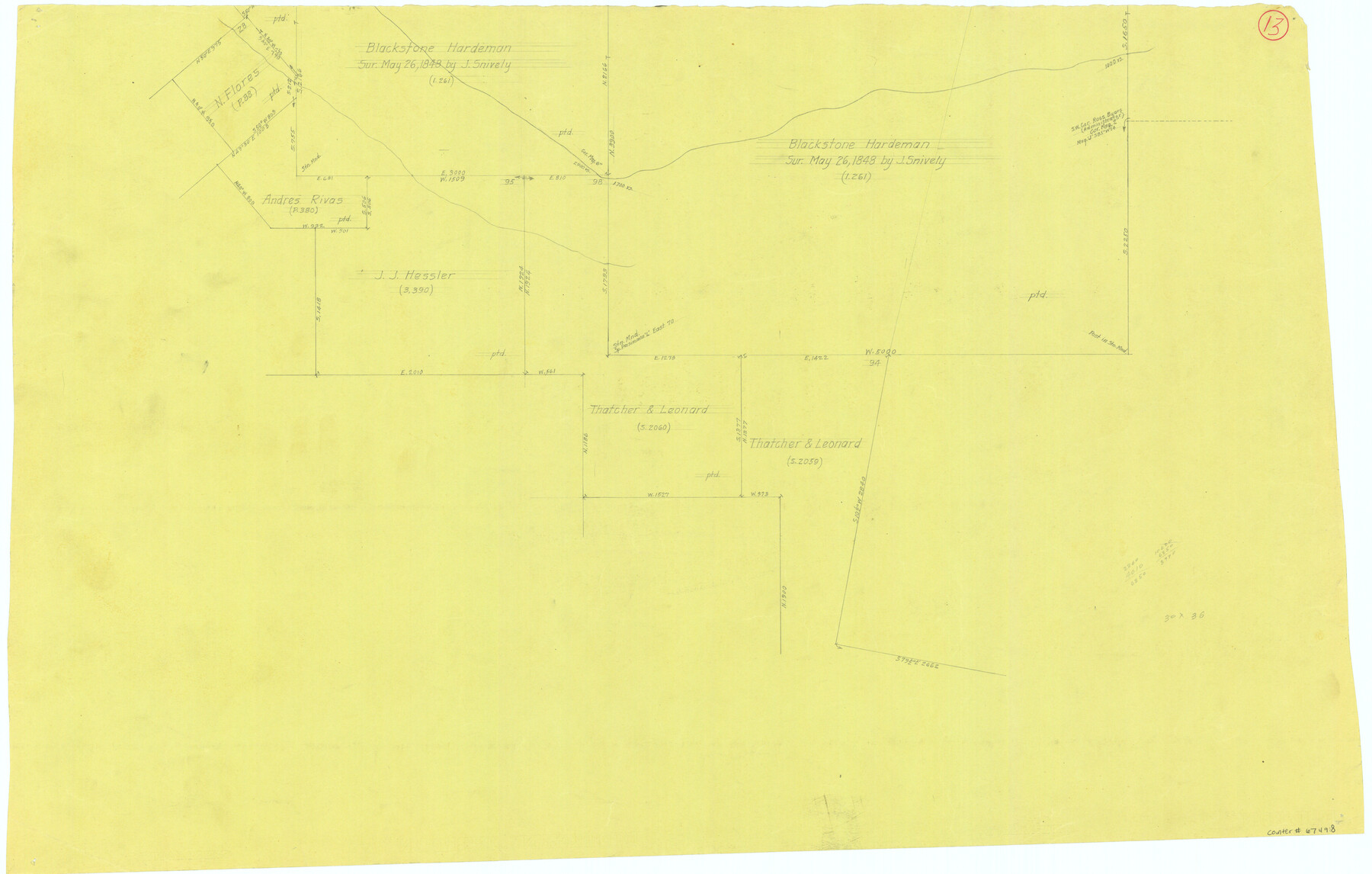 67498, Duval County Working Sketch 58, General Map Collection