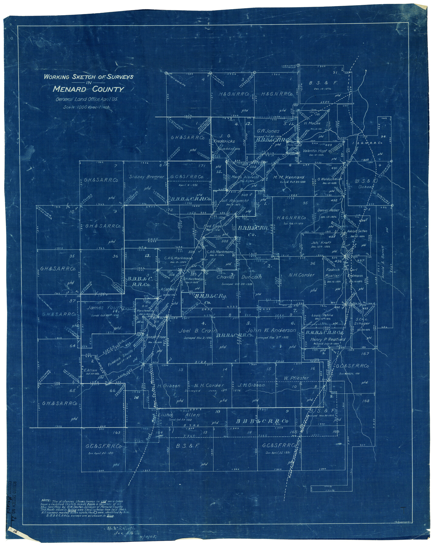 6753, Menard County Rolled Sketch 2A, General Map Collection
