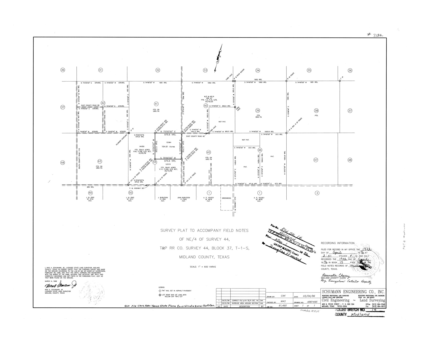 6769, Midland County Rolled Sketch 14, General Map Collection