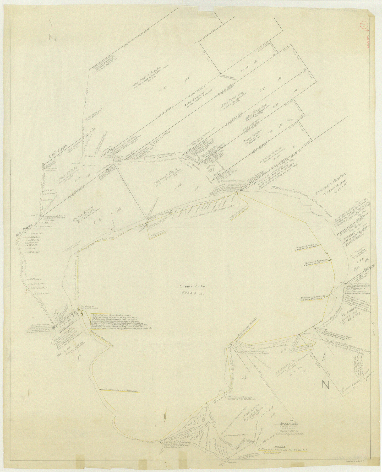 67827, Calhoun County Working Sketch 11, General Map Collection