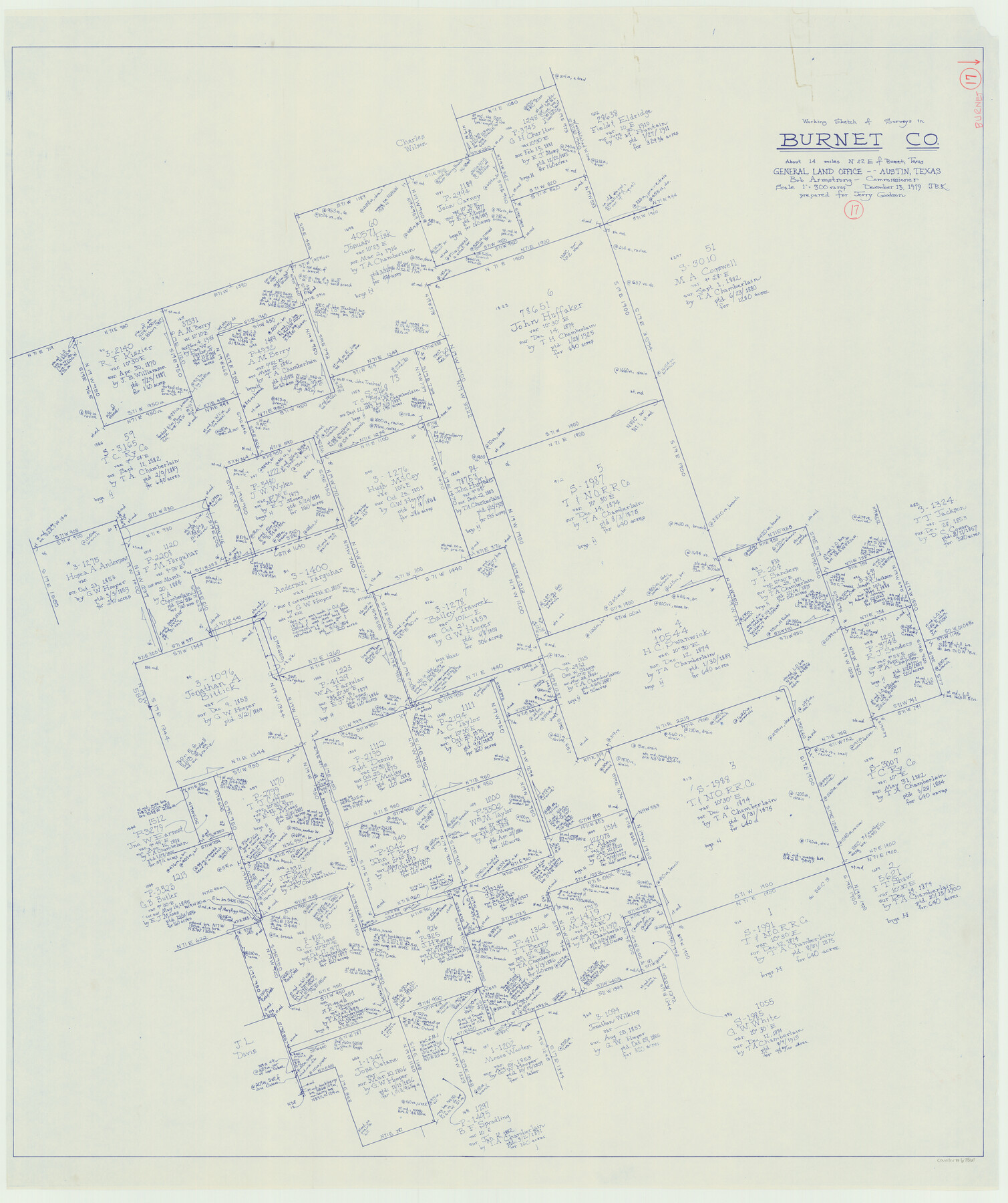 67860, Burnet County Working Sketch 17, General Map Collection