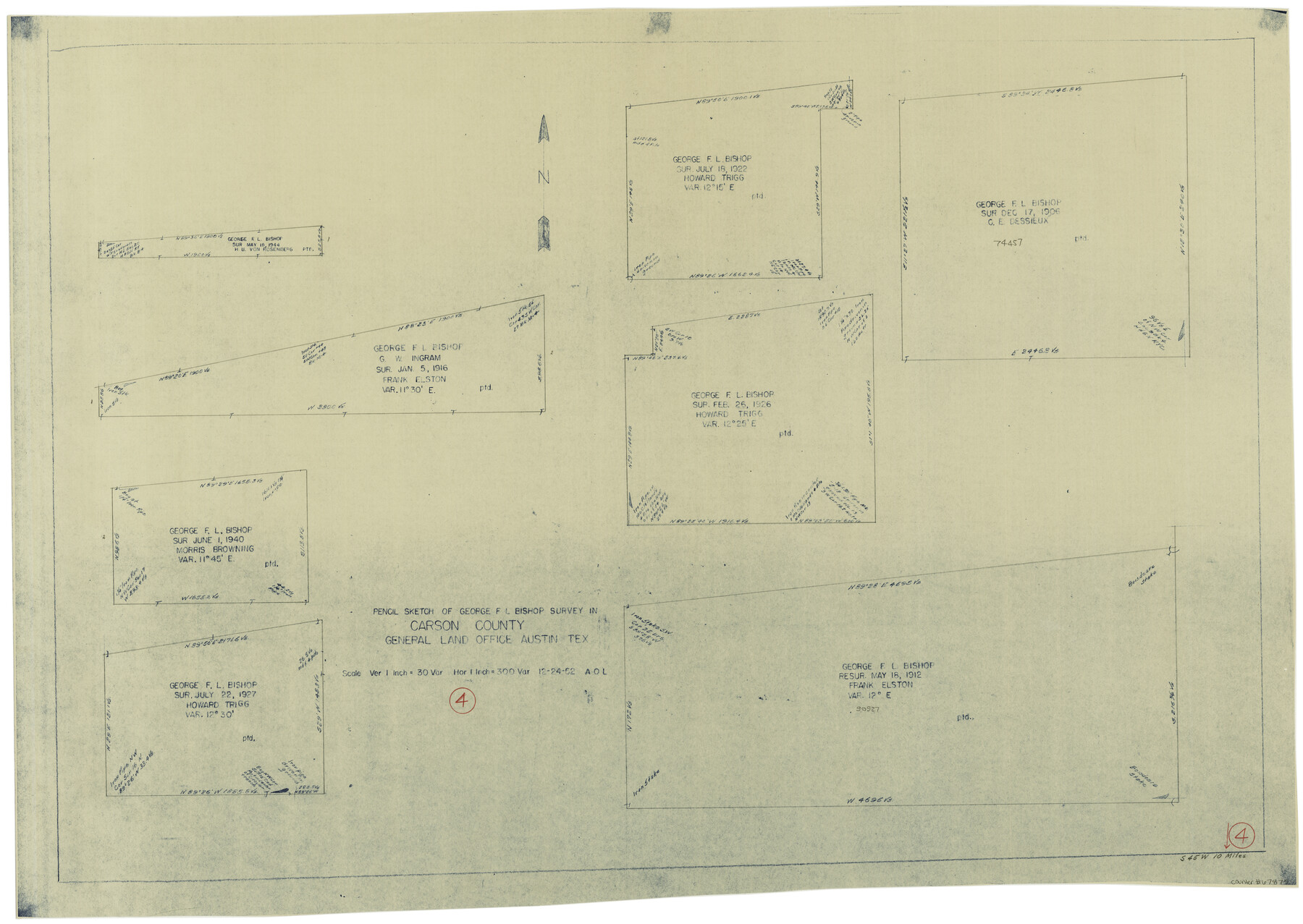 67875, Carson County Working Sketch 4, General Map Collection