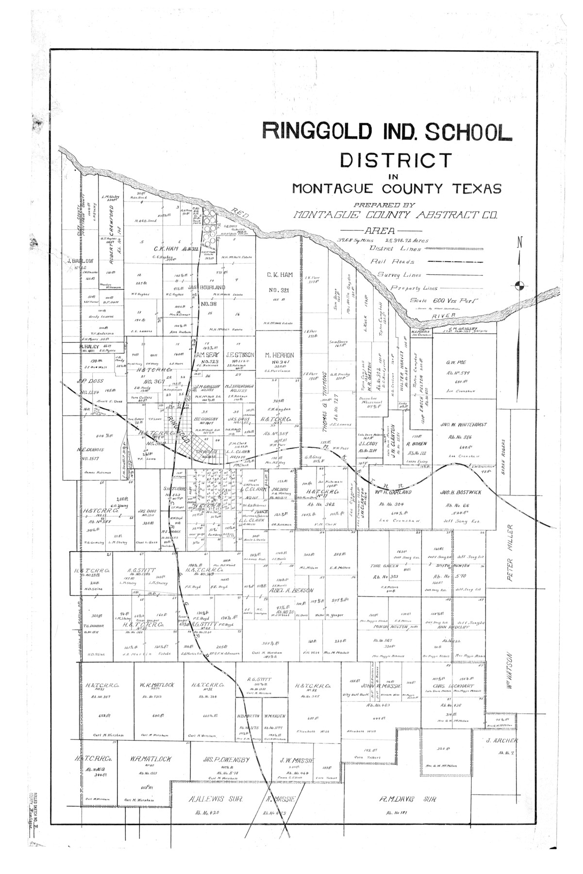 6794, Montague County Rolled Sketch R, General Map Collection