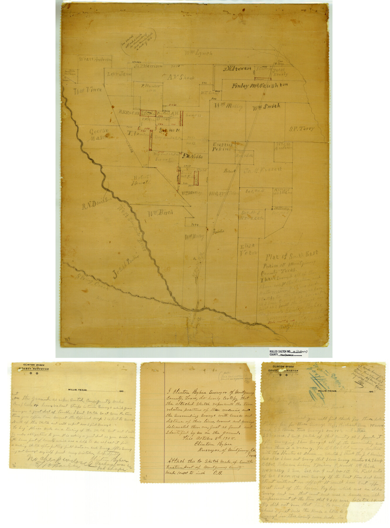 6796, Montgomery County Rolled Sketch 10, General Map Collection