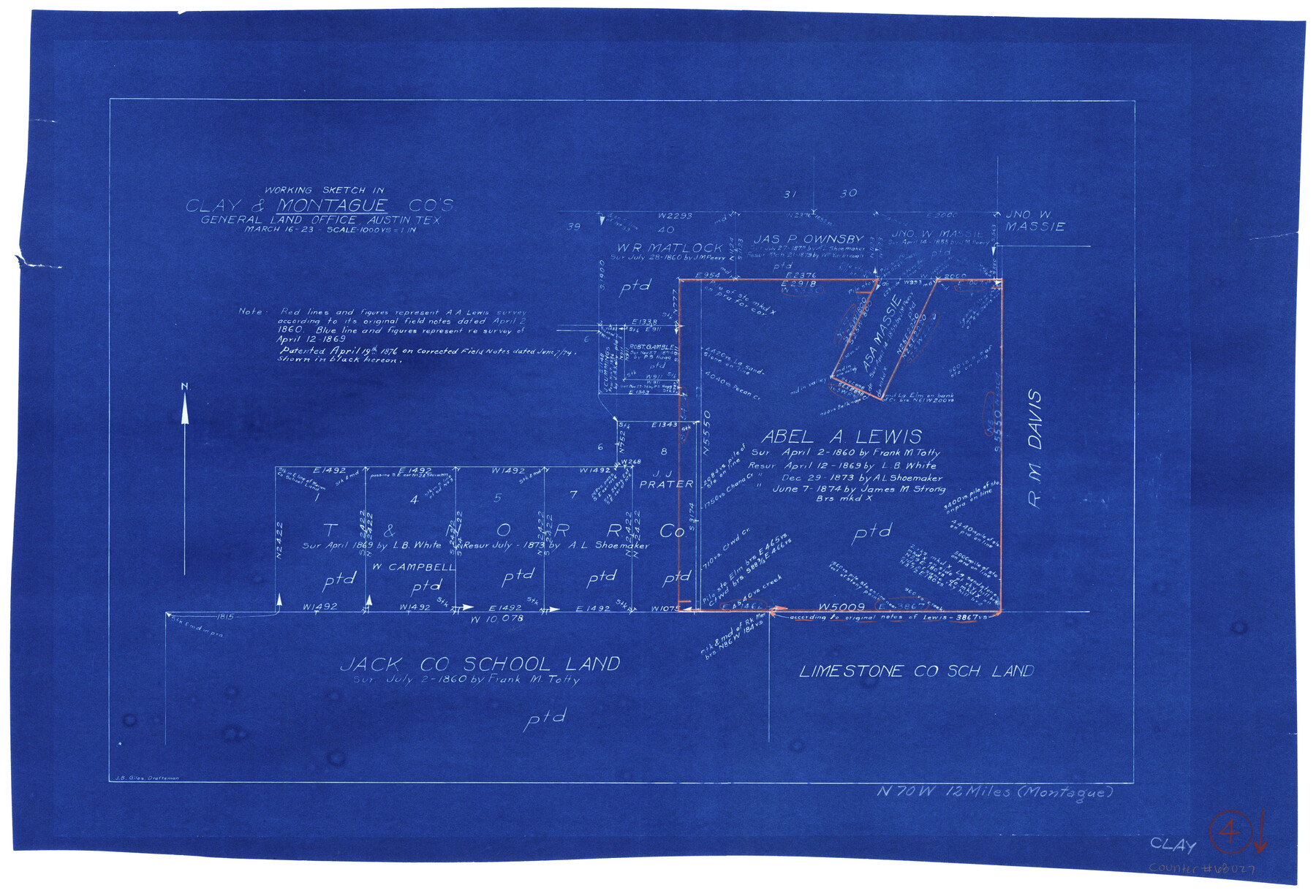 68027, Clay County Working Sketch 4, General Map Collection
