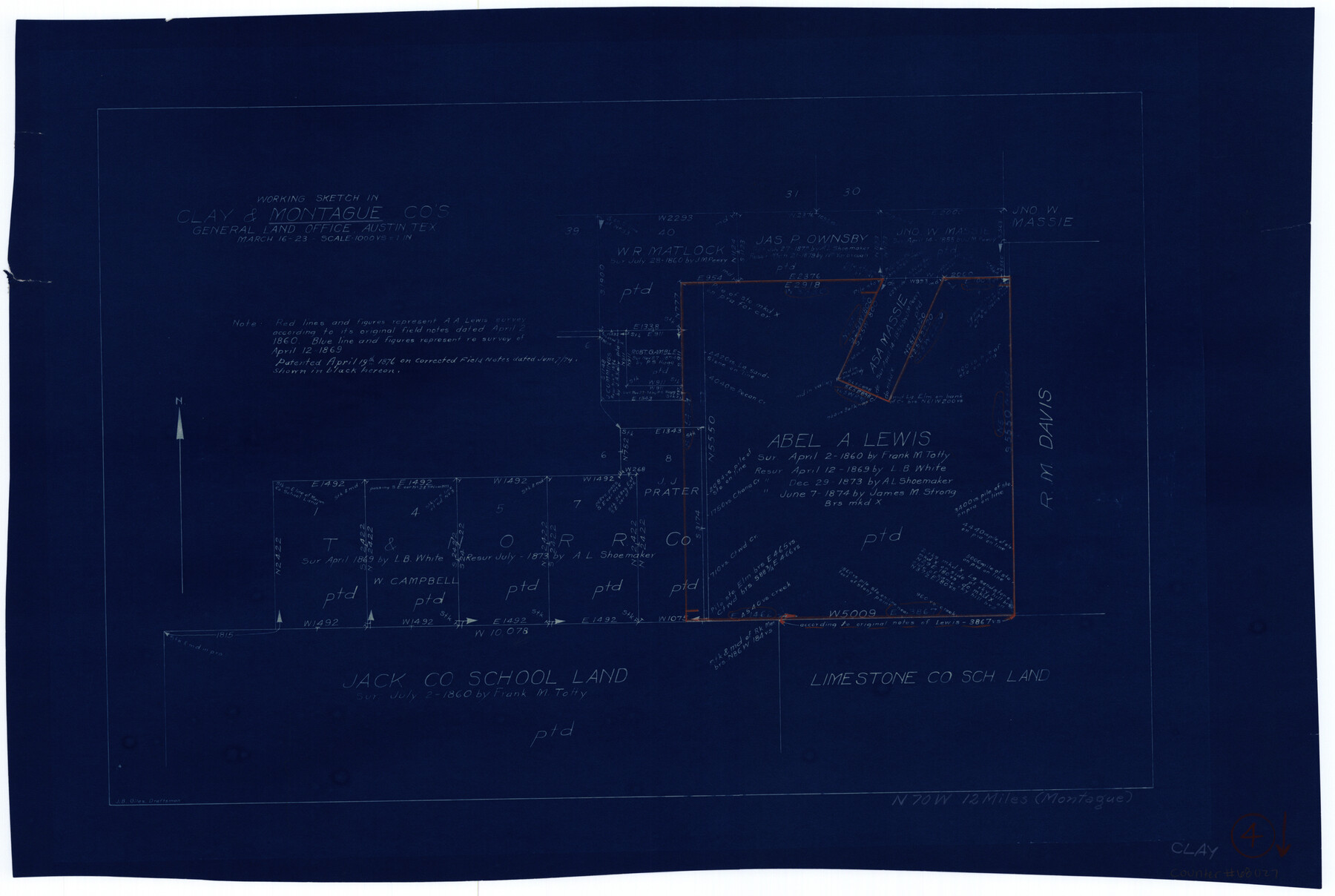 68027, Clay County Working Sketch 4, General Map Collection