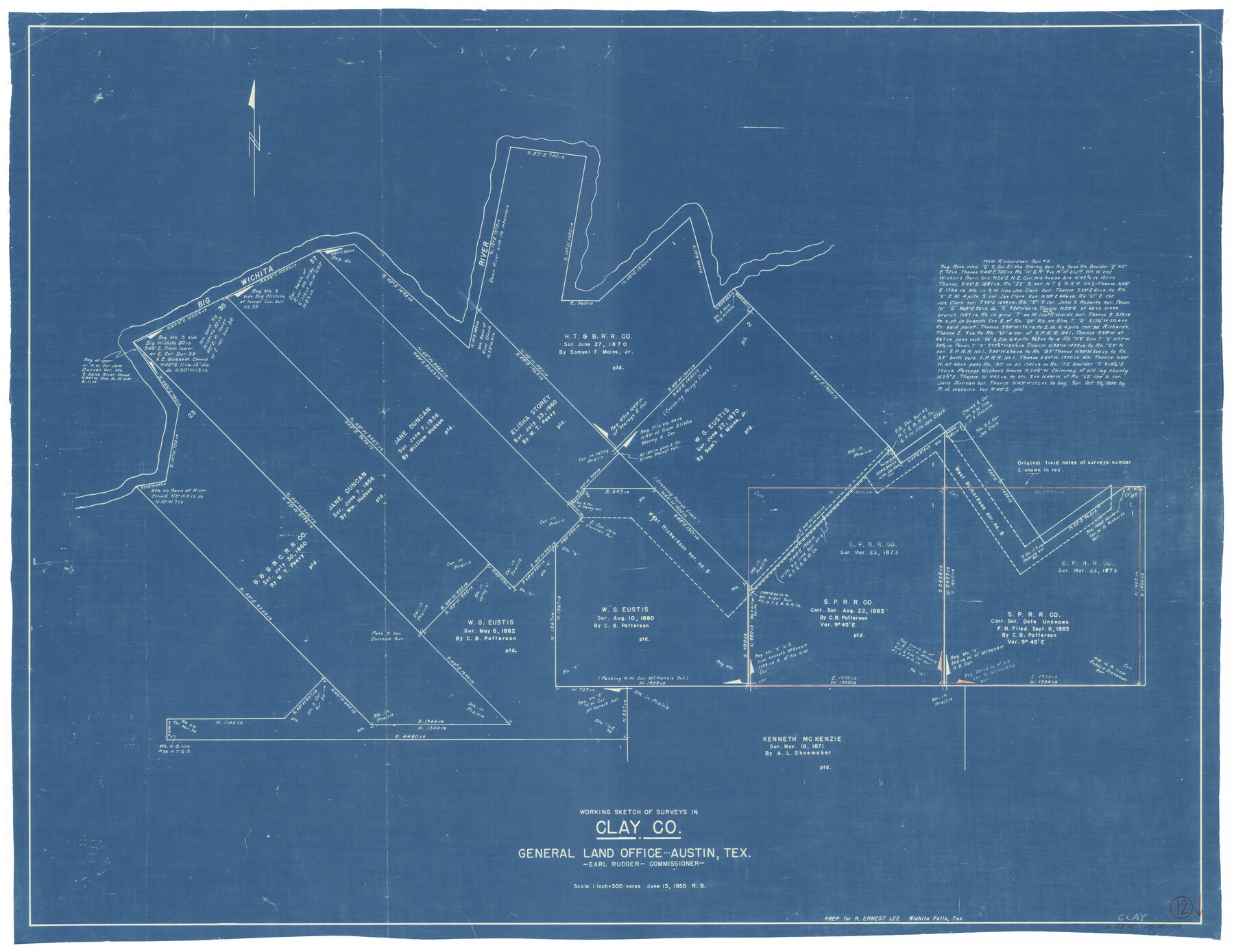 68035, Clay County Working Sketch 12, General Map Collection
