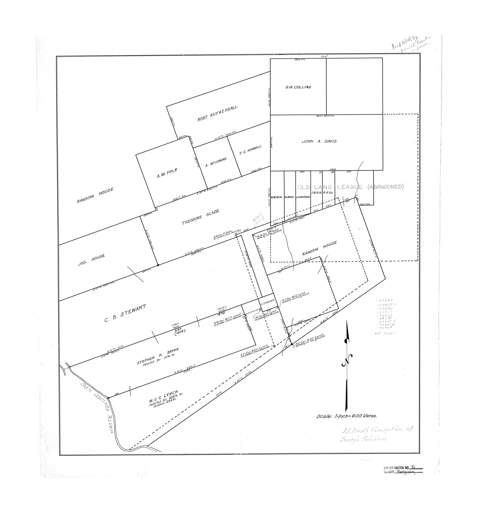 6804, Montgomery County Rolled Sketch 16, General Map Collection