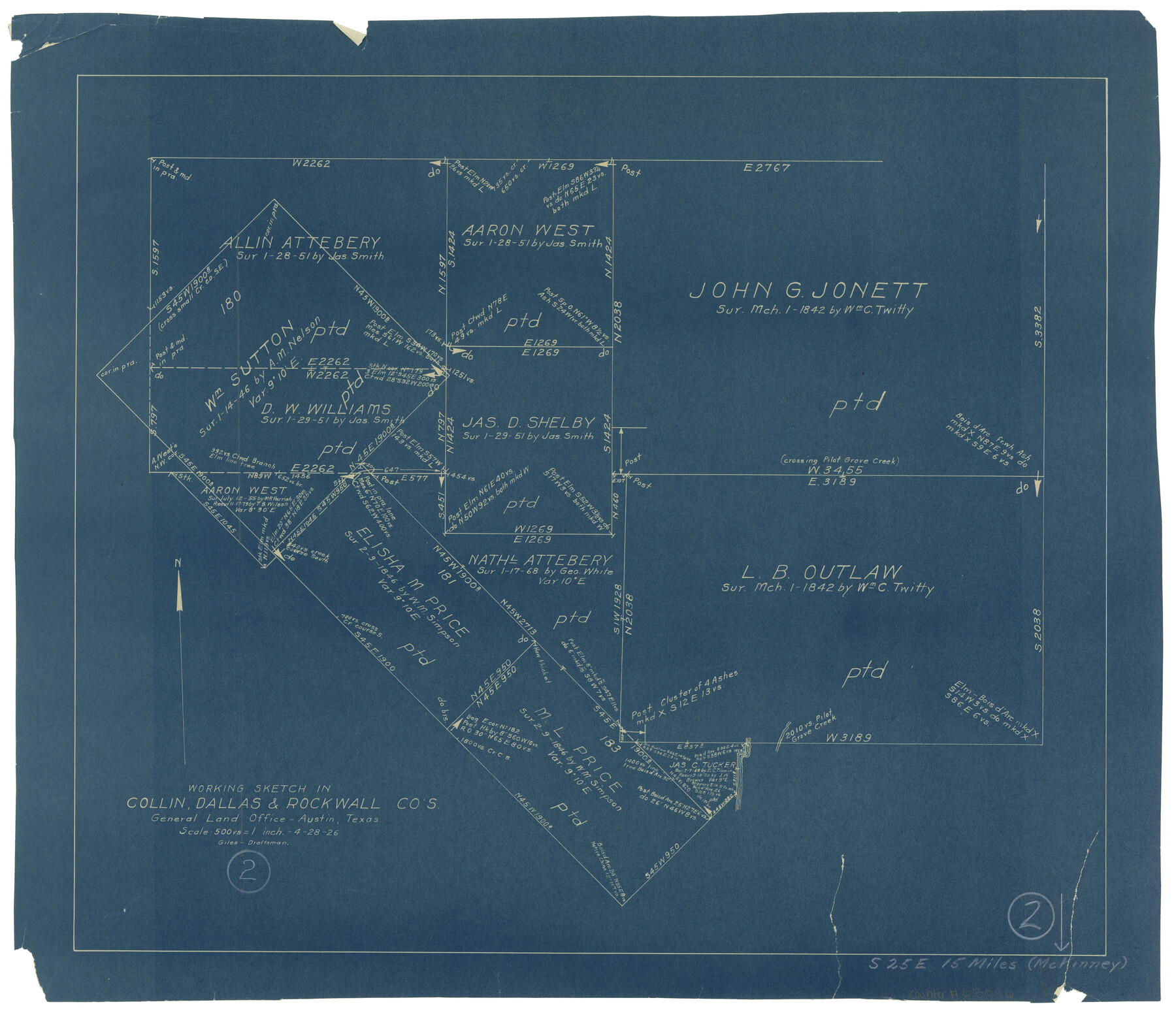 68096, Collin County Working Sketch 2, General Map Collection

