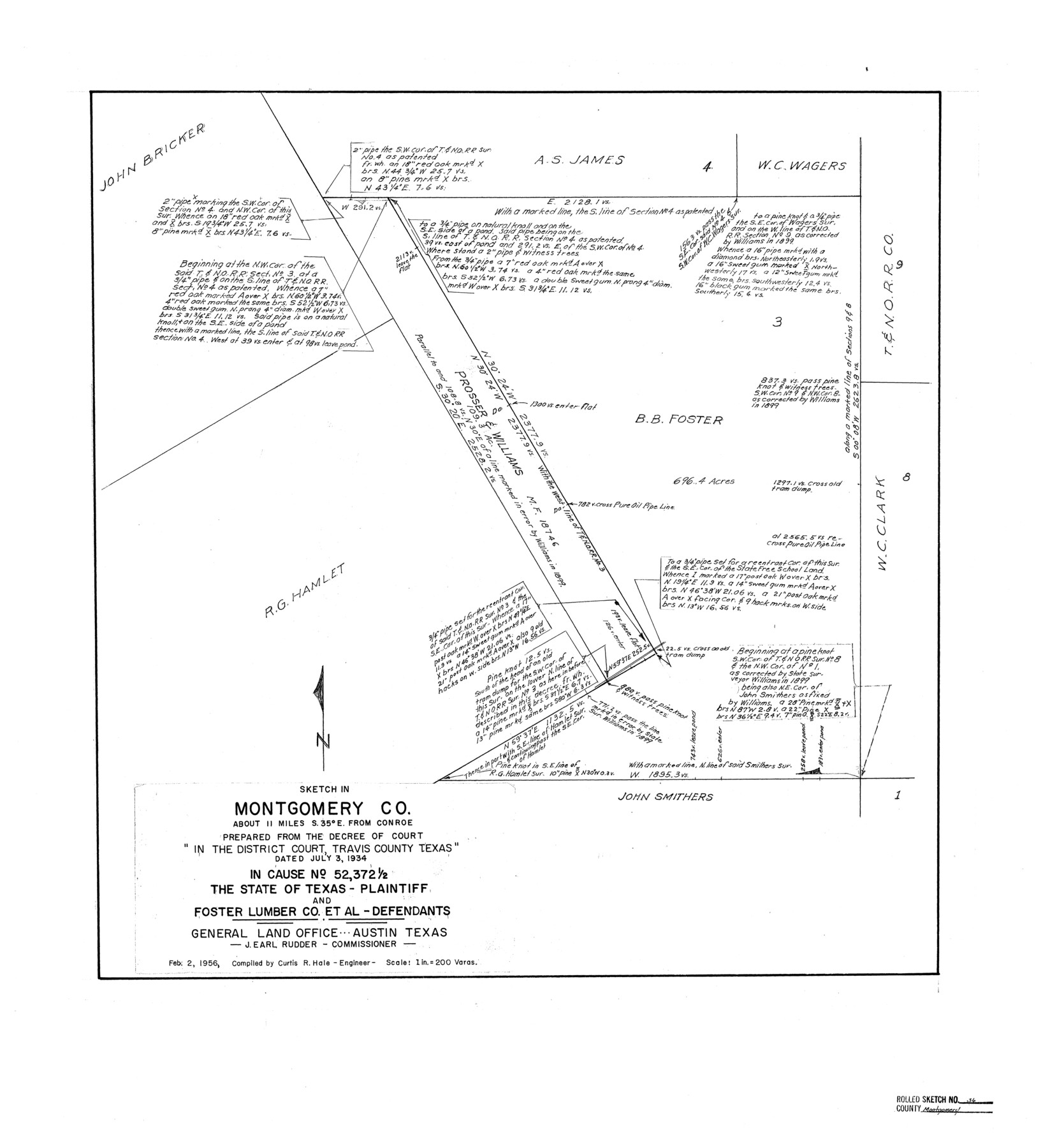 6812, Montgomery County Rolled Sketch 36, General Map Collection