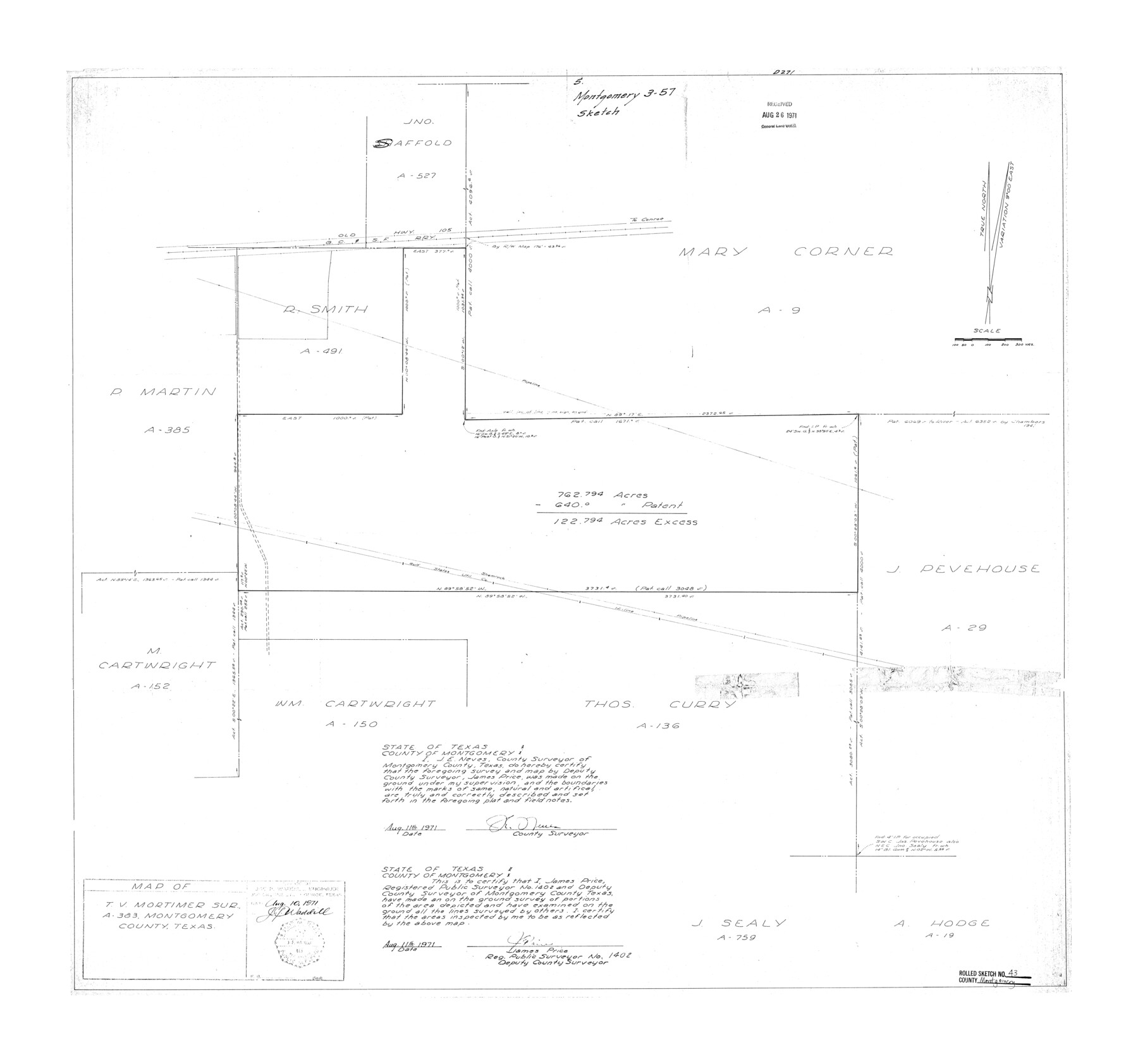 6822, Montgomery County Rolled Sketch 43, General Map Collection