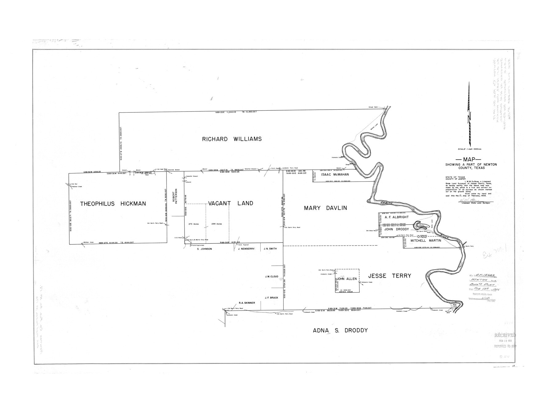 6847, Newton County Rolled Sketch 17, General Map Collection