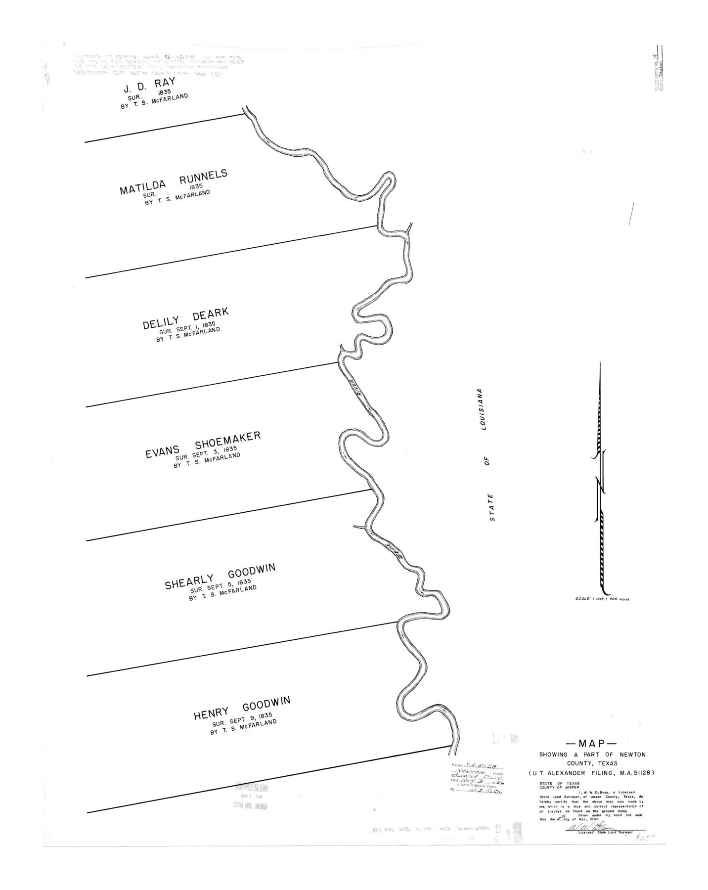 6848, Newton County Rolled Sketch 19, General Map Collection