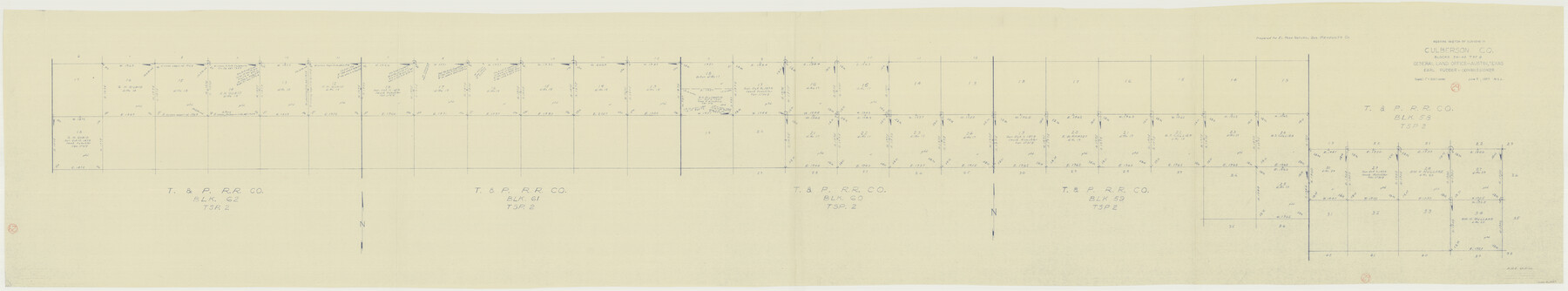 68482, Culberson County Working Sketch 29, General Map Collection