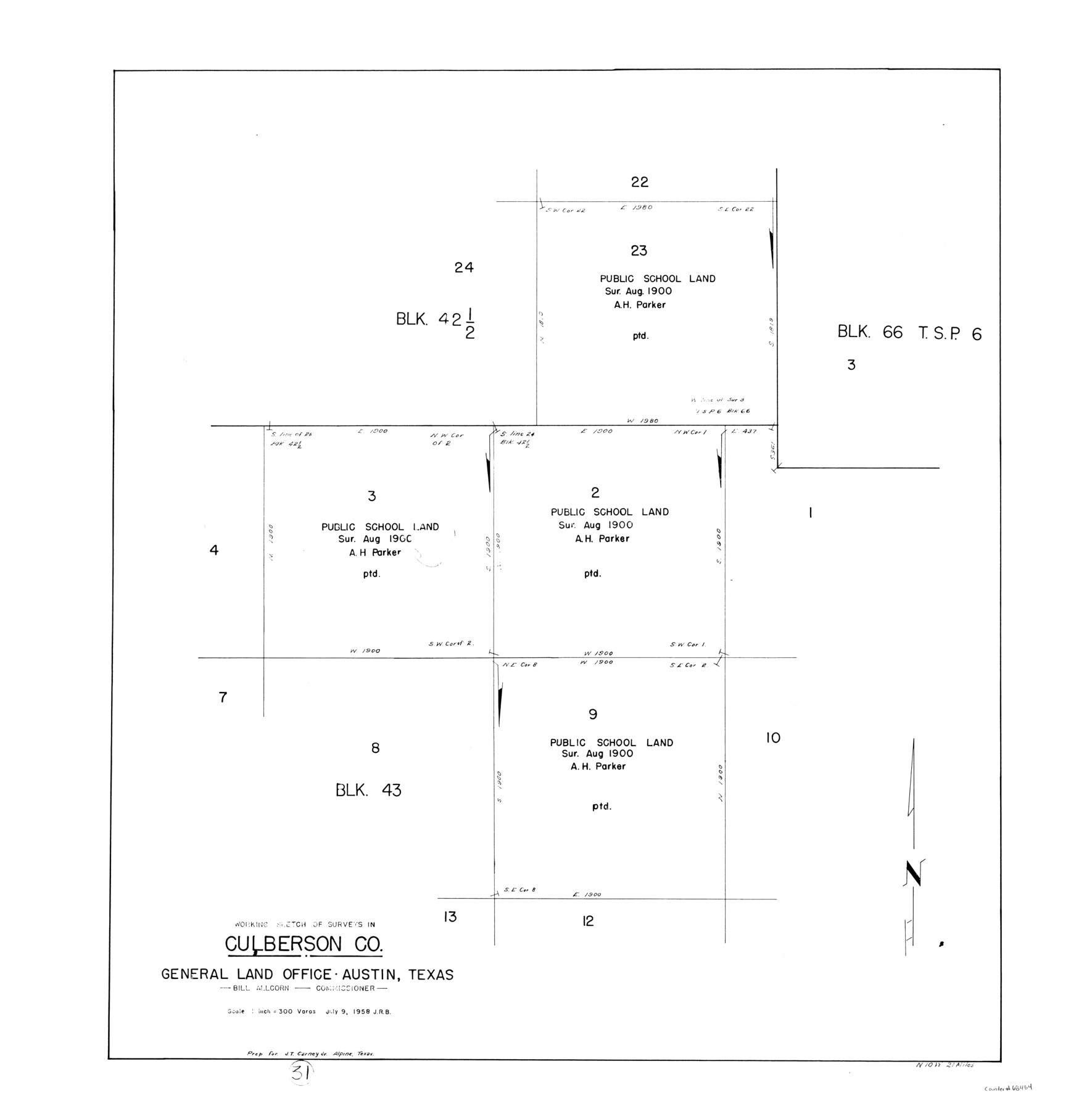 68484, Culberson County Working Sketch 31, General Map Collection