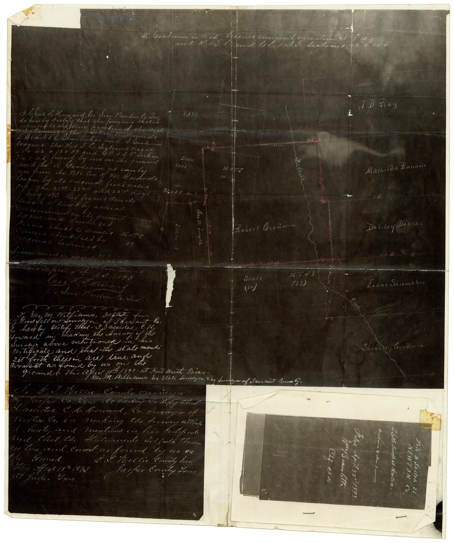 6850, Newton County Rolled Sketch 23, General Map Collection
