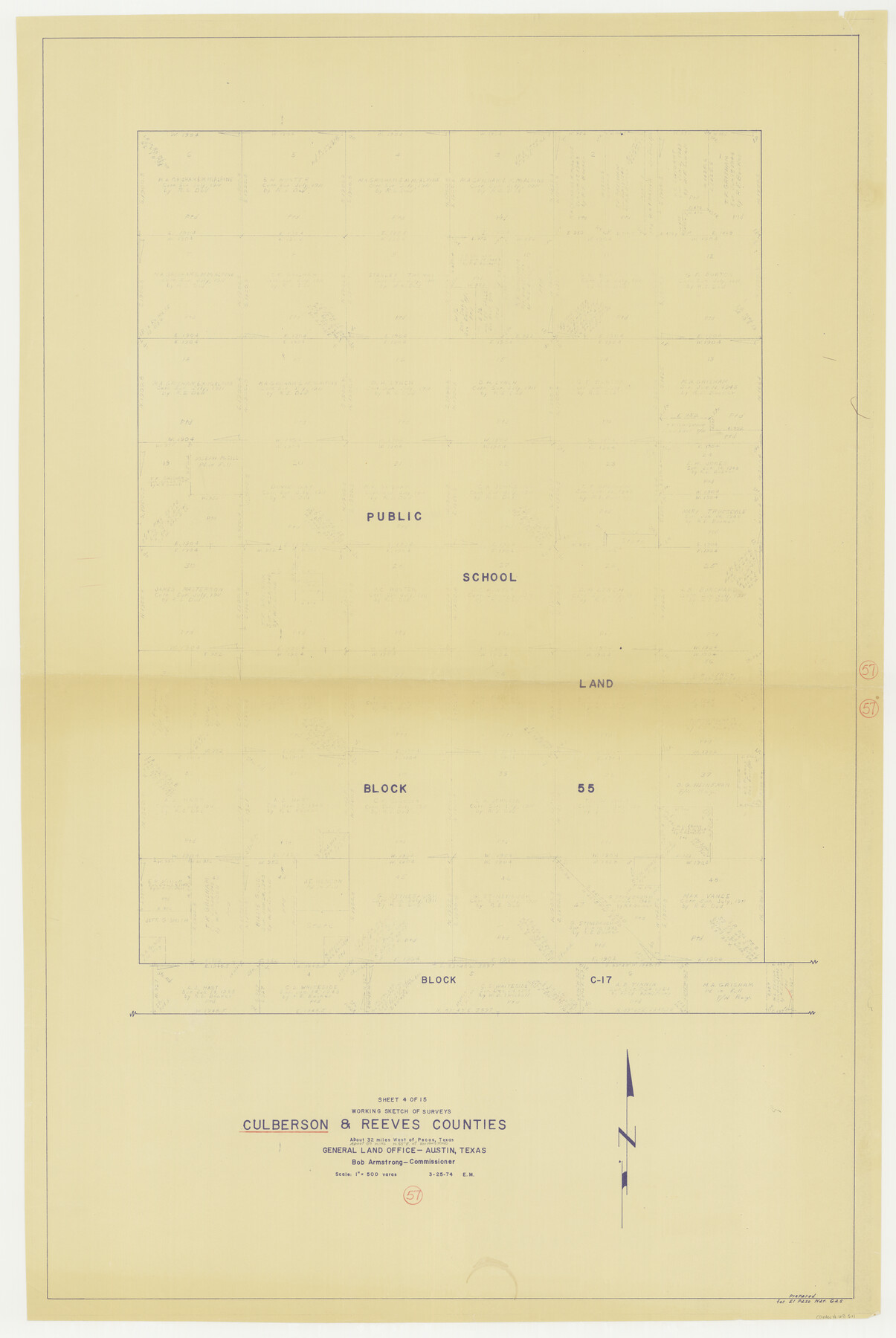 68511, Culberson County Working Sketch 57, General Map Collection