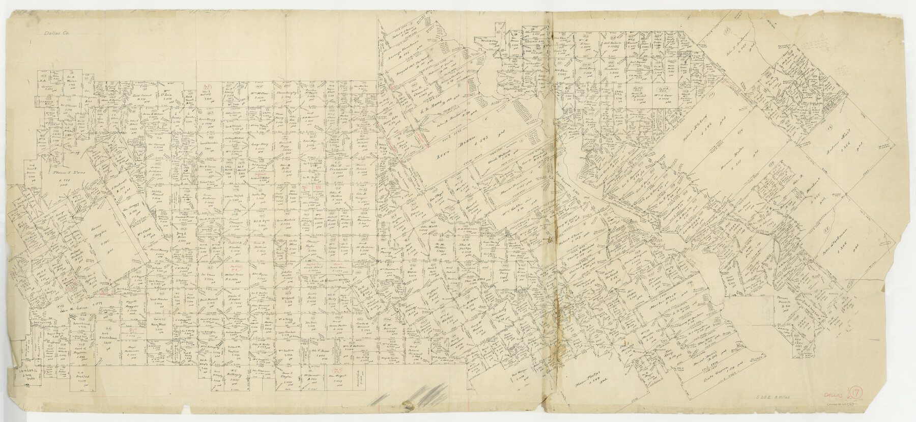 68583, Dallas County Working Sketch 17, General Map Collection