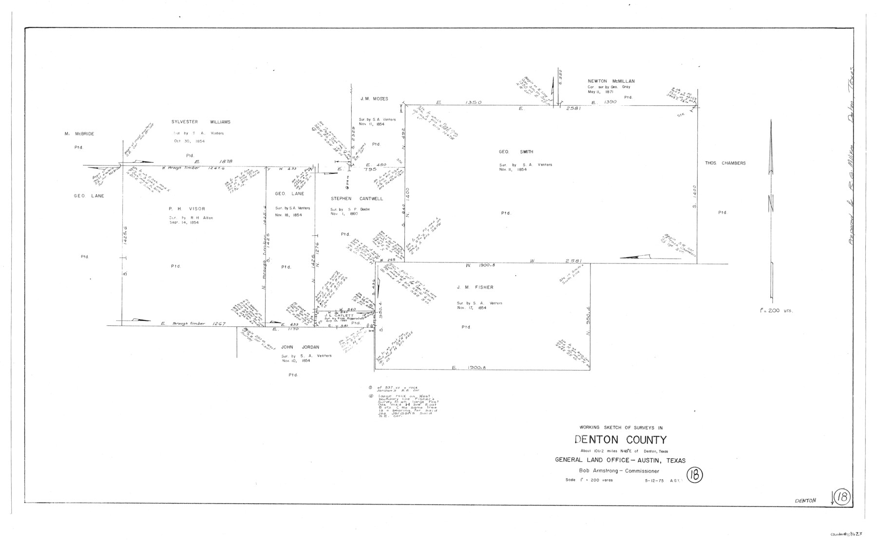 68623, Denton County Working Sketch 18, General Map Collection