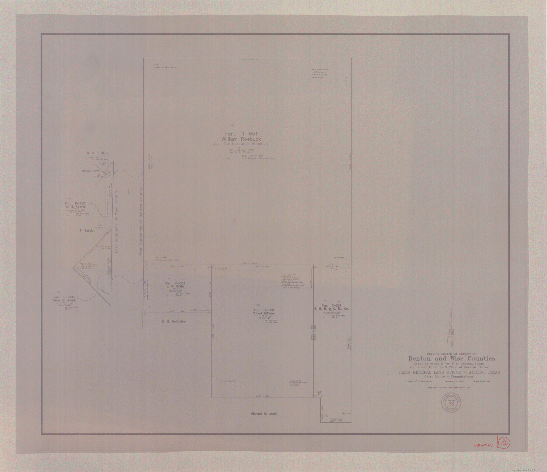 68631, Denton County Working Sketch 26, General Map Collection