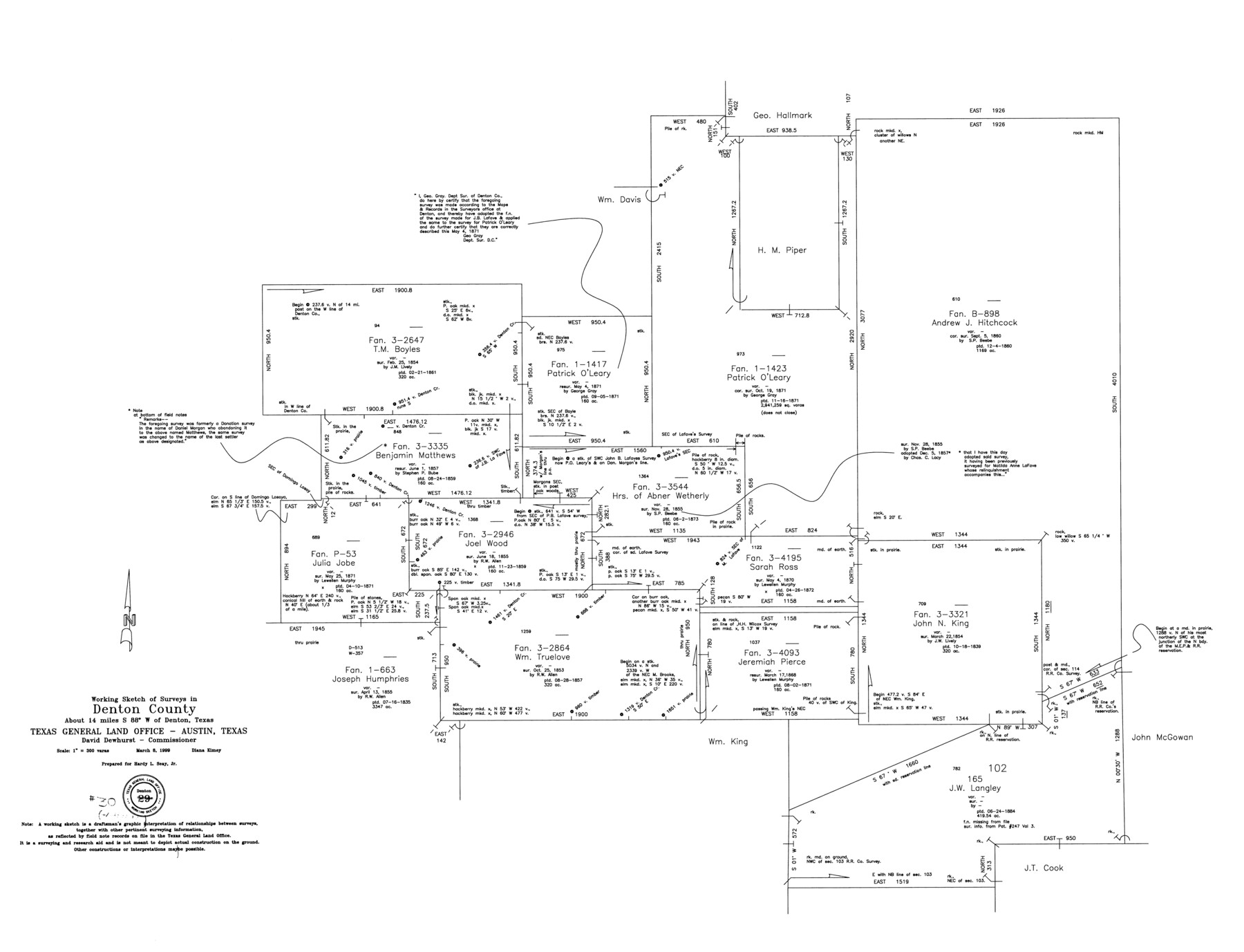 68635, Denton County Working Sketch 30, General Map Collection