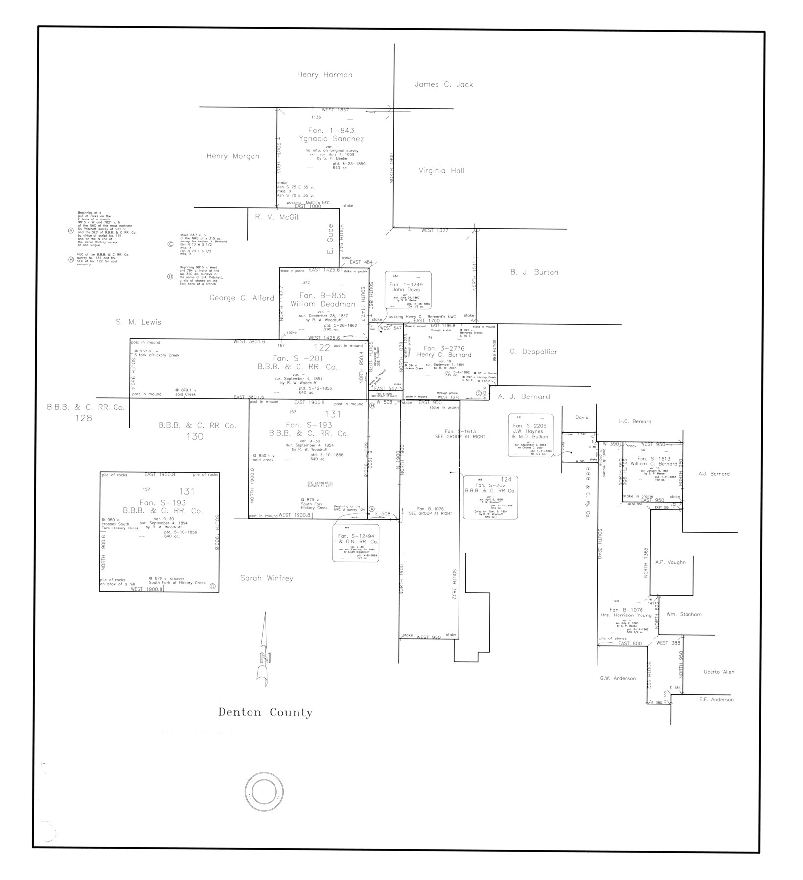 68637, Denton County Working Sketch 32, General Map Collection