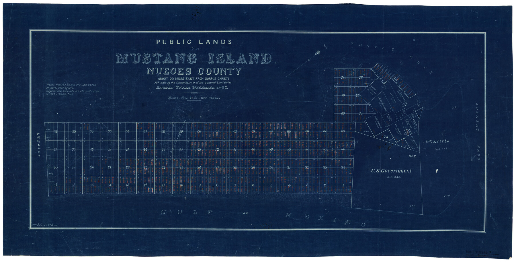 6866, Nueces County Rolled Sketch 3, General Map Collection