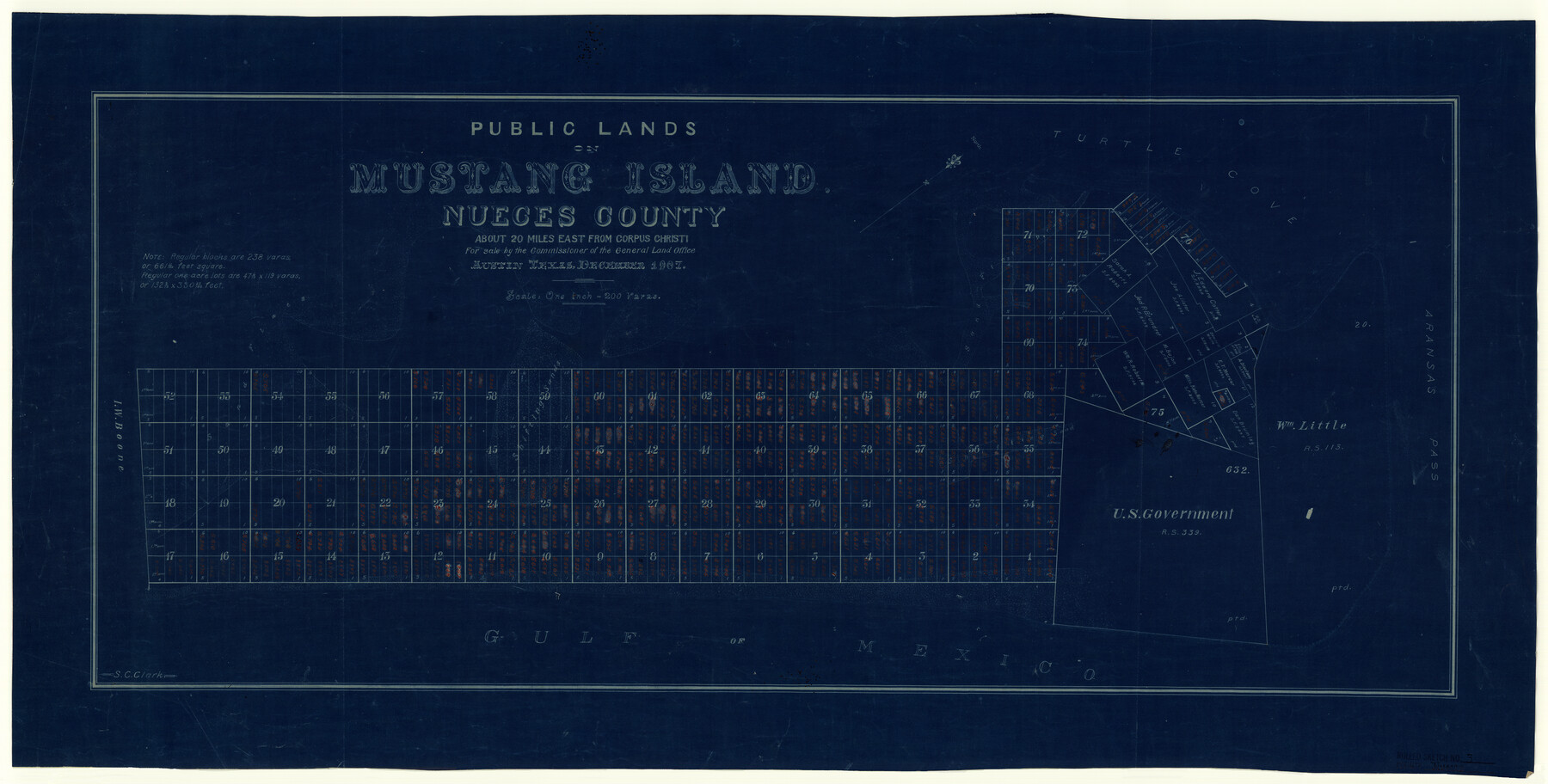 6866, Nueces County Rolled Sketch 3, General Map Collection