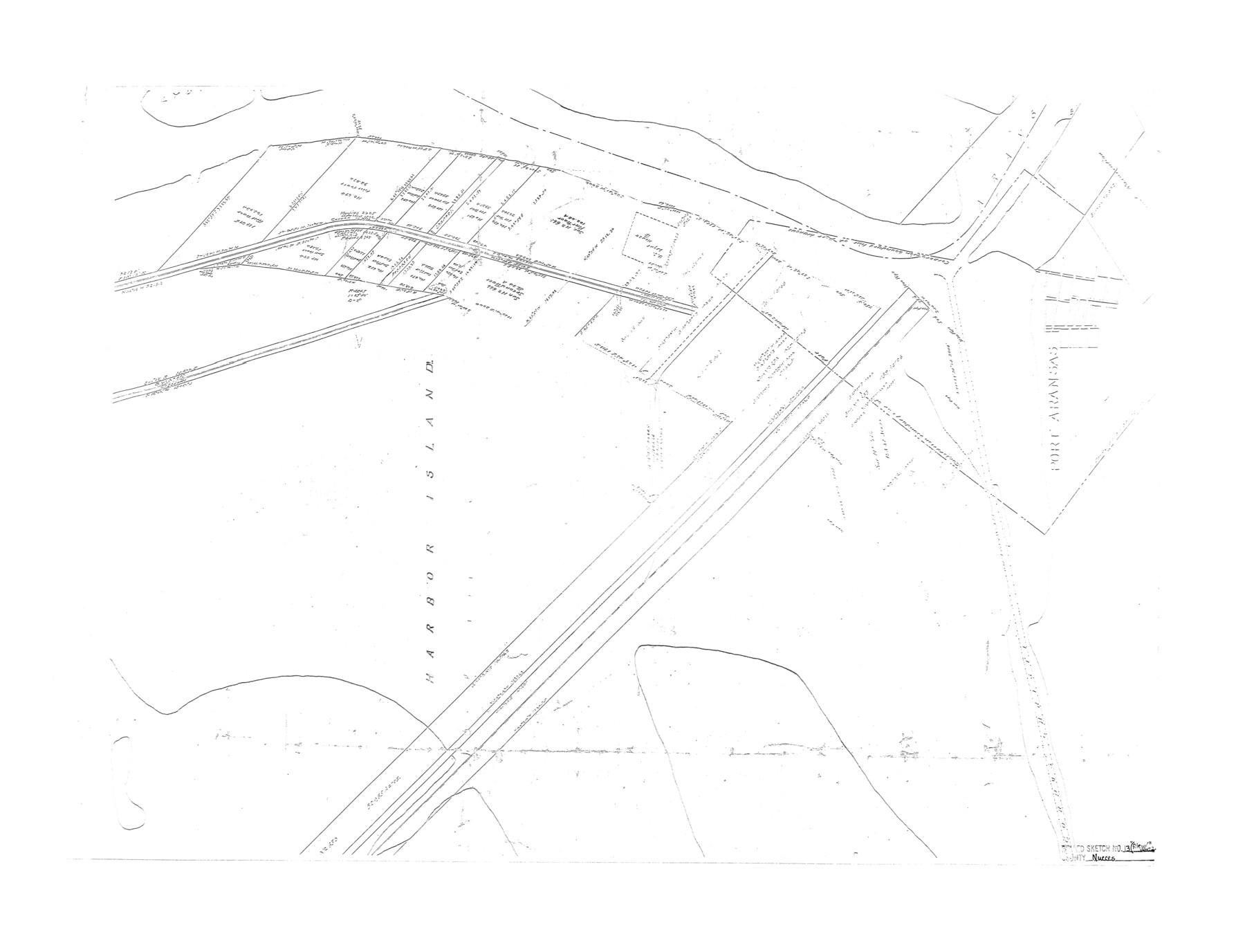 6870, Nueces County Rolled Sketch 13, General Map Collection