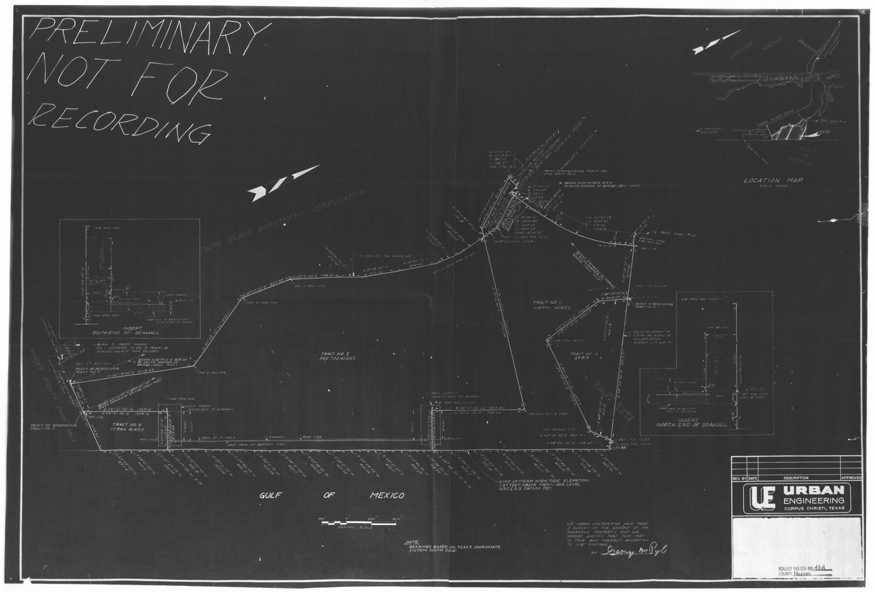 6884, Nueces County Rolled Sketch 43A, General Map Collection