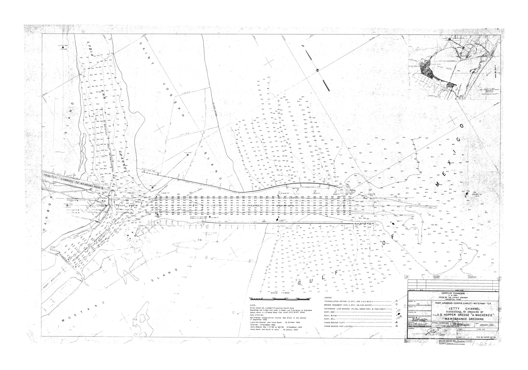 6886, Nueces County Rolled Sketch 47, General Map Collection