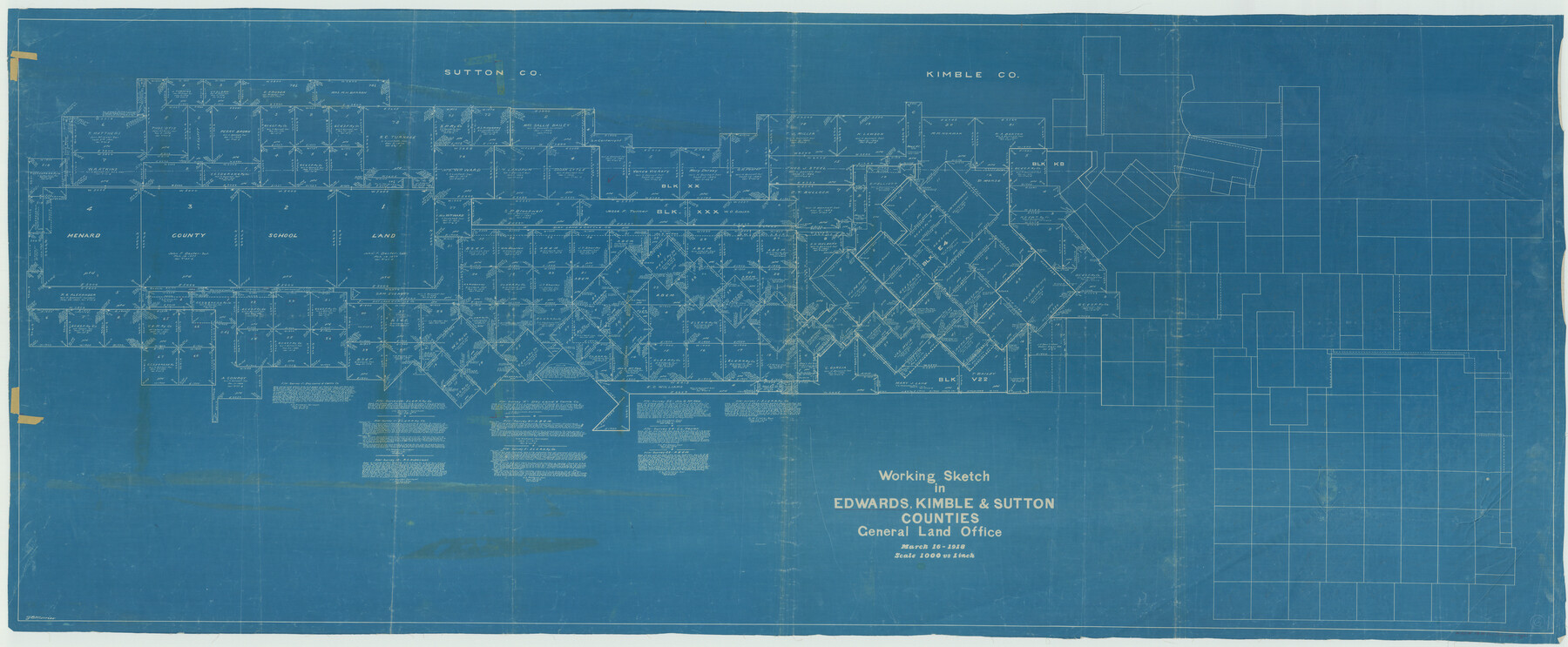 68882, Edwards County Working Sketch 6, General Map Collection