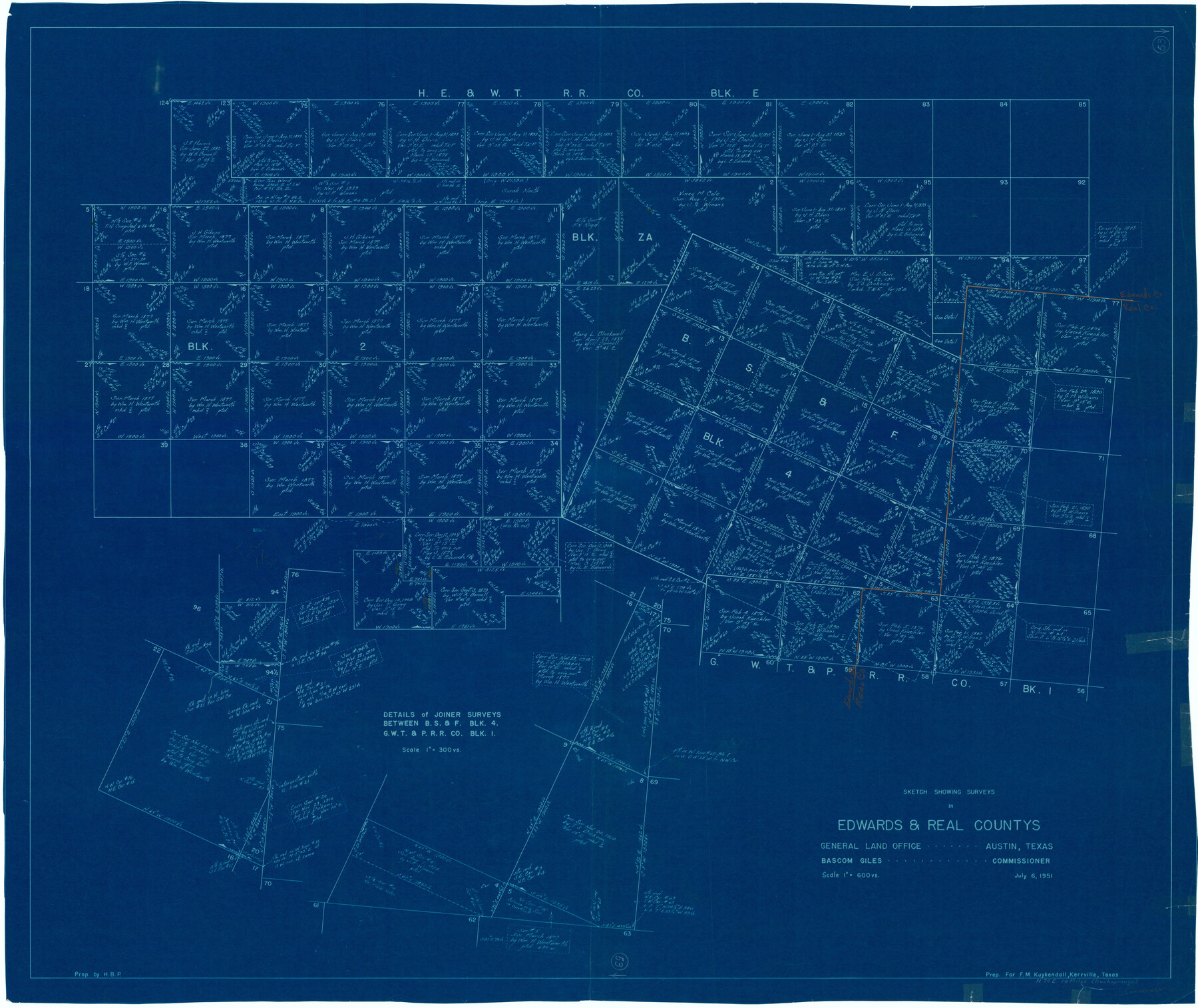 68929, Edwards County Working Sketch 53, General Map Collection