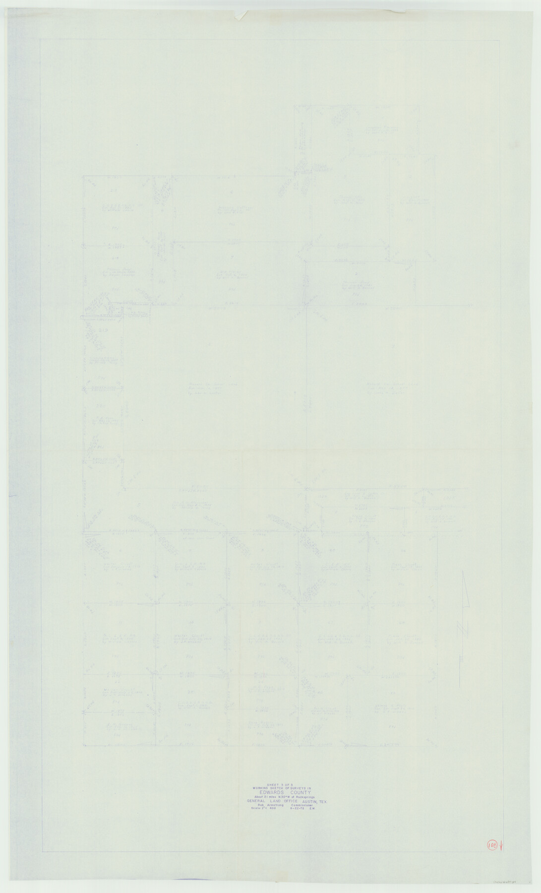 68984, Edwards County Working Sketch 108, General Map Collection