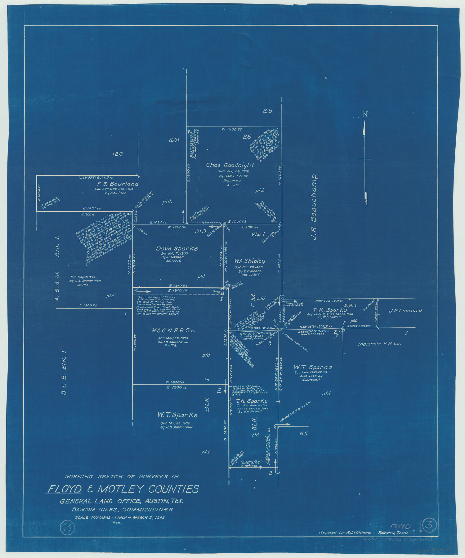 69182, Floyd County Working Sketch 3, General Map Collection