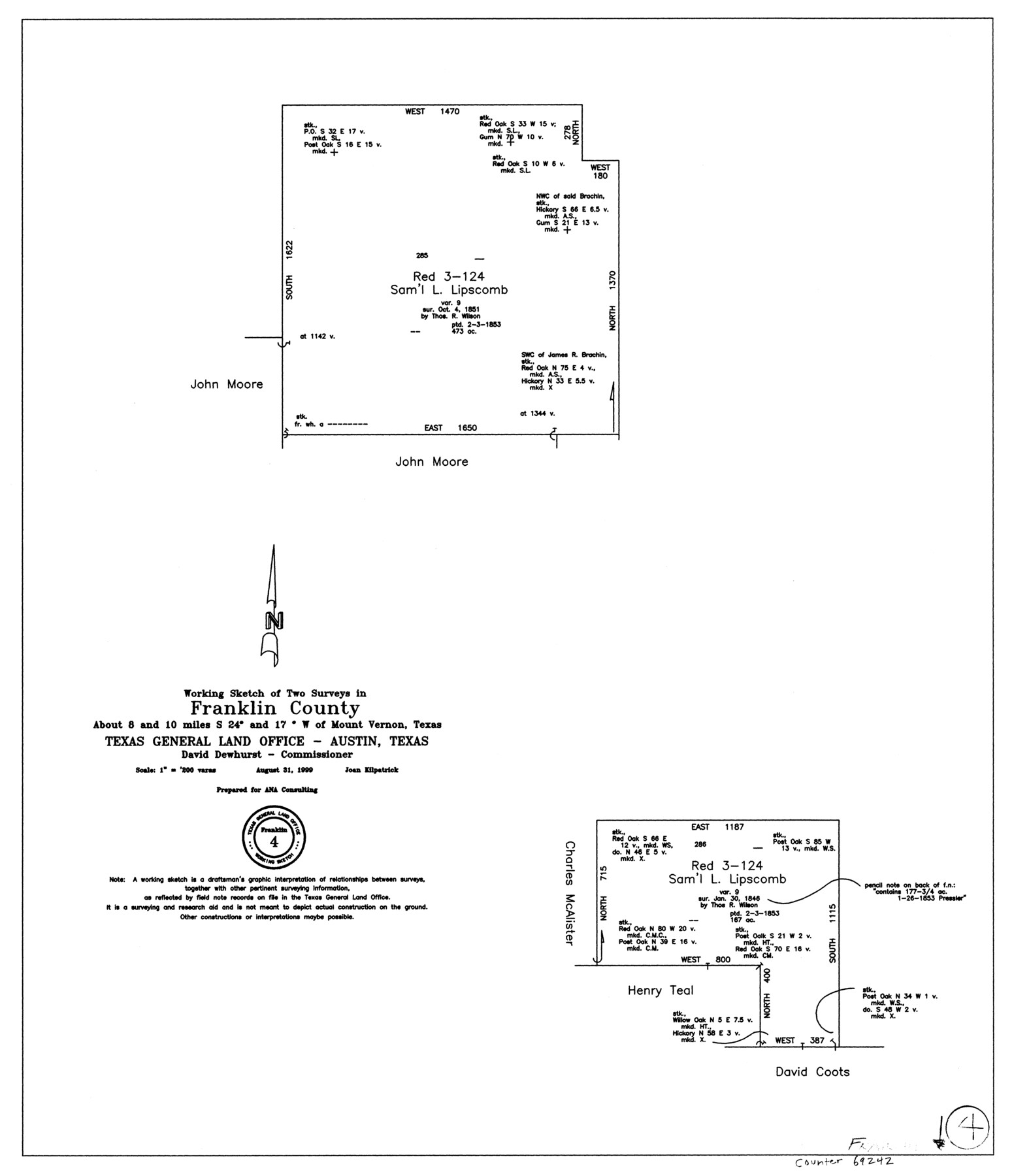 69242, Franklin County Working Sketch 4, General Map Collection