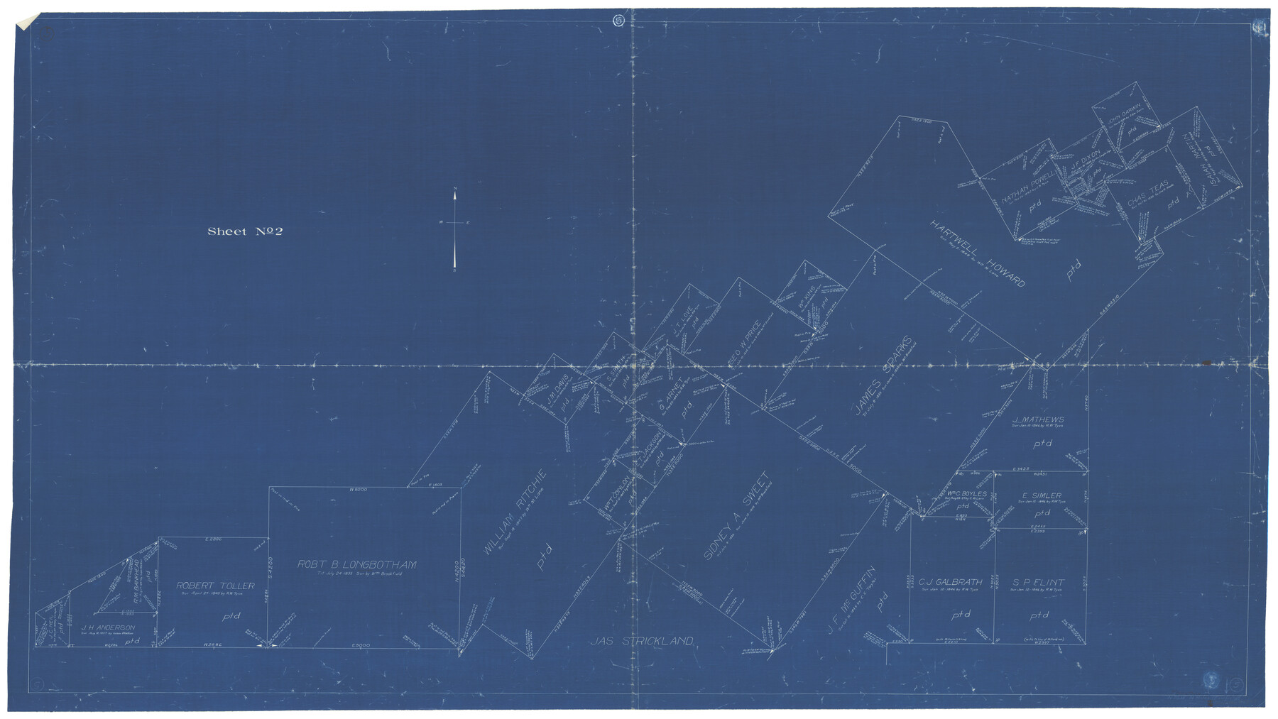 69247, Freestone County Working Sketch 5, General Map Collection