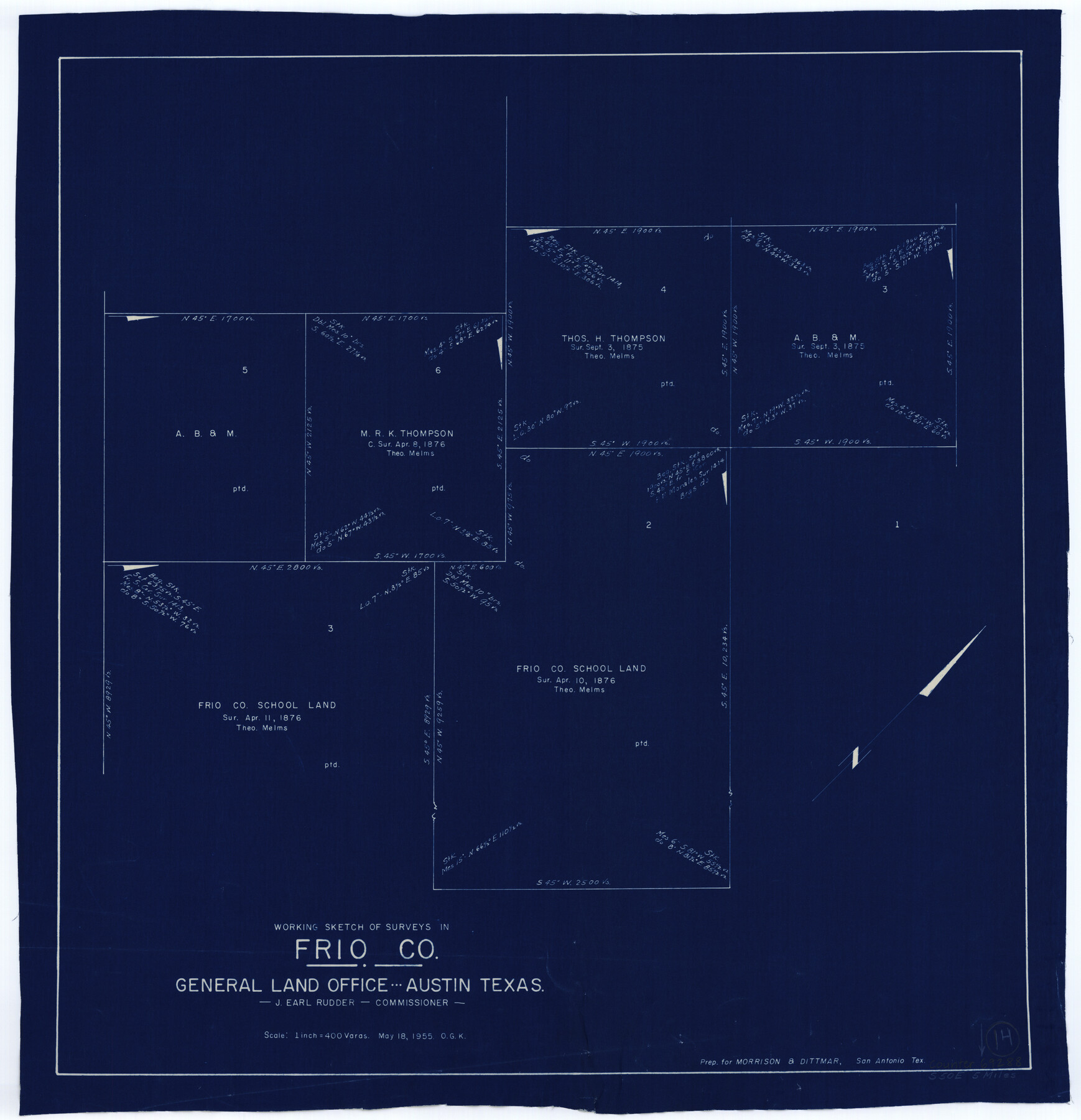 69288, Frio County Working Sketch 14, General Map Collection