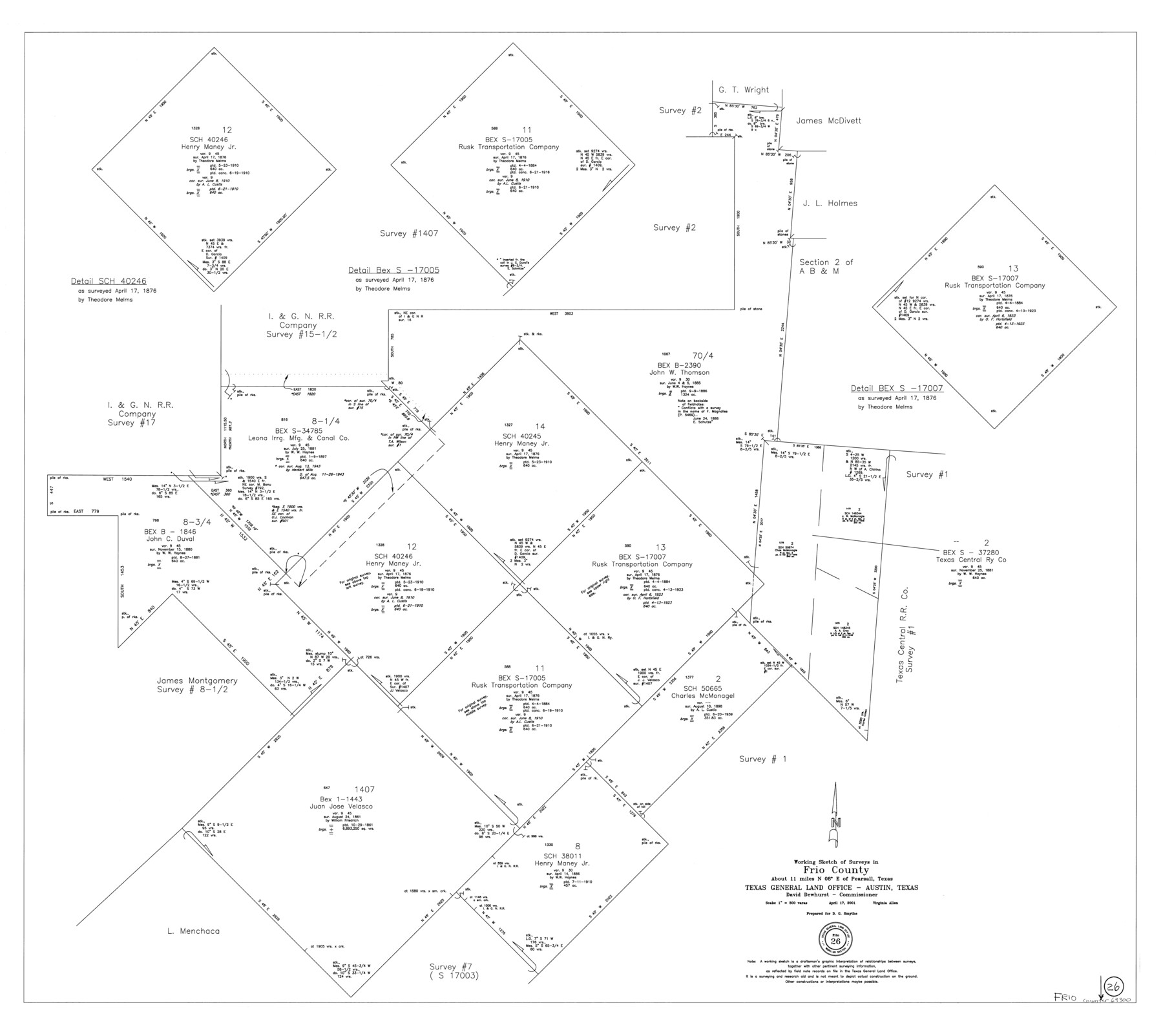 69300, Frio County Working Sketch 26, General Map Collection