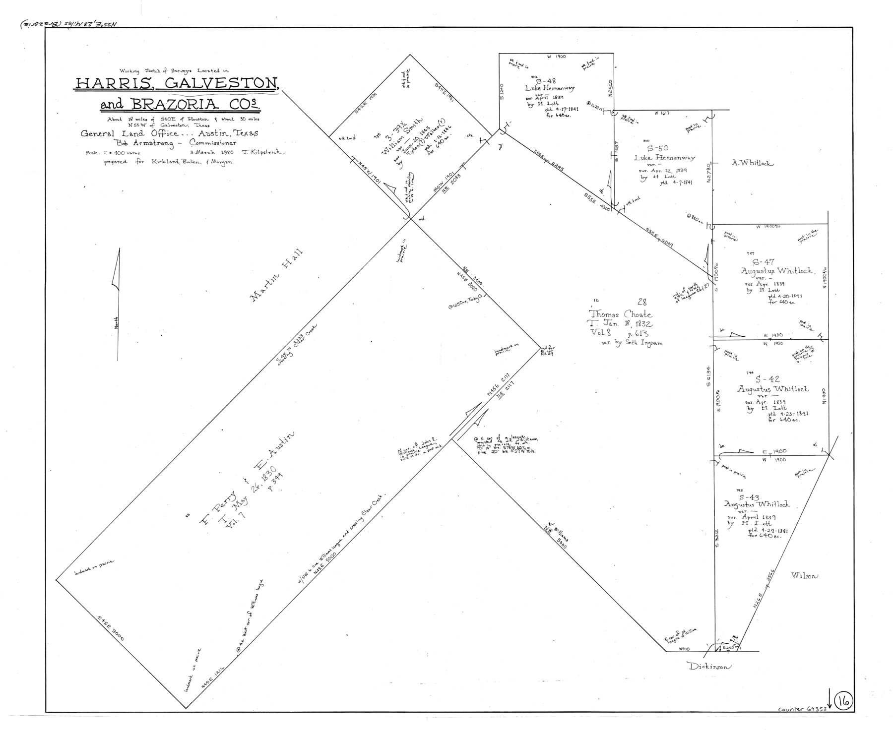 69353, Galveston County Working Sketch 16, General Map Collection