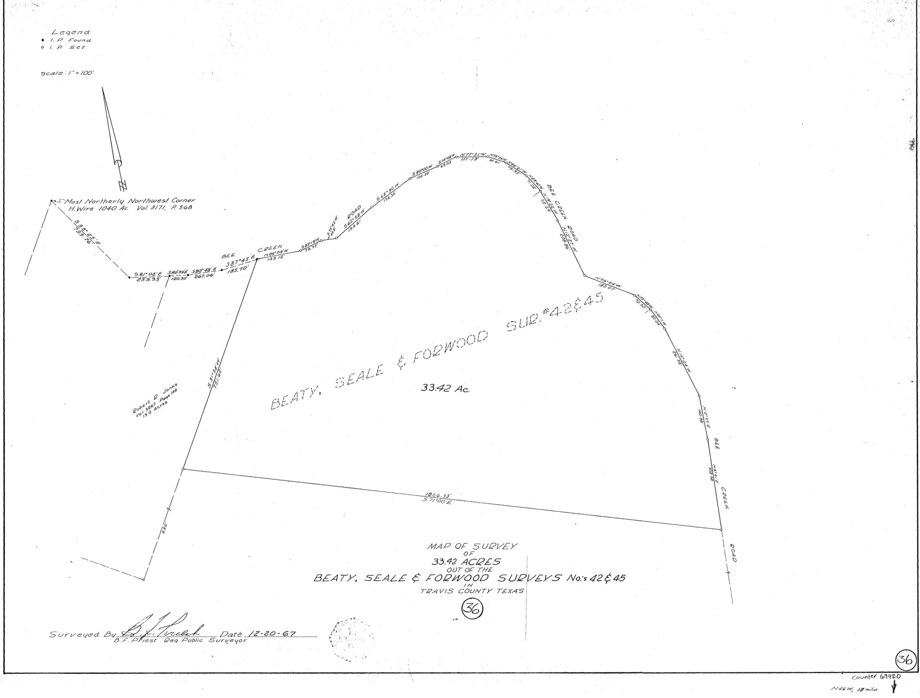 69420, Travis County Working Sketch 36, General Map Collection