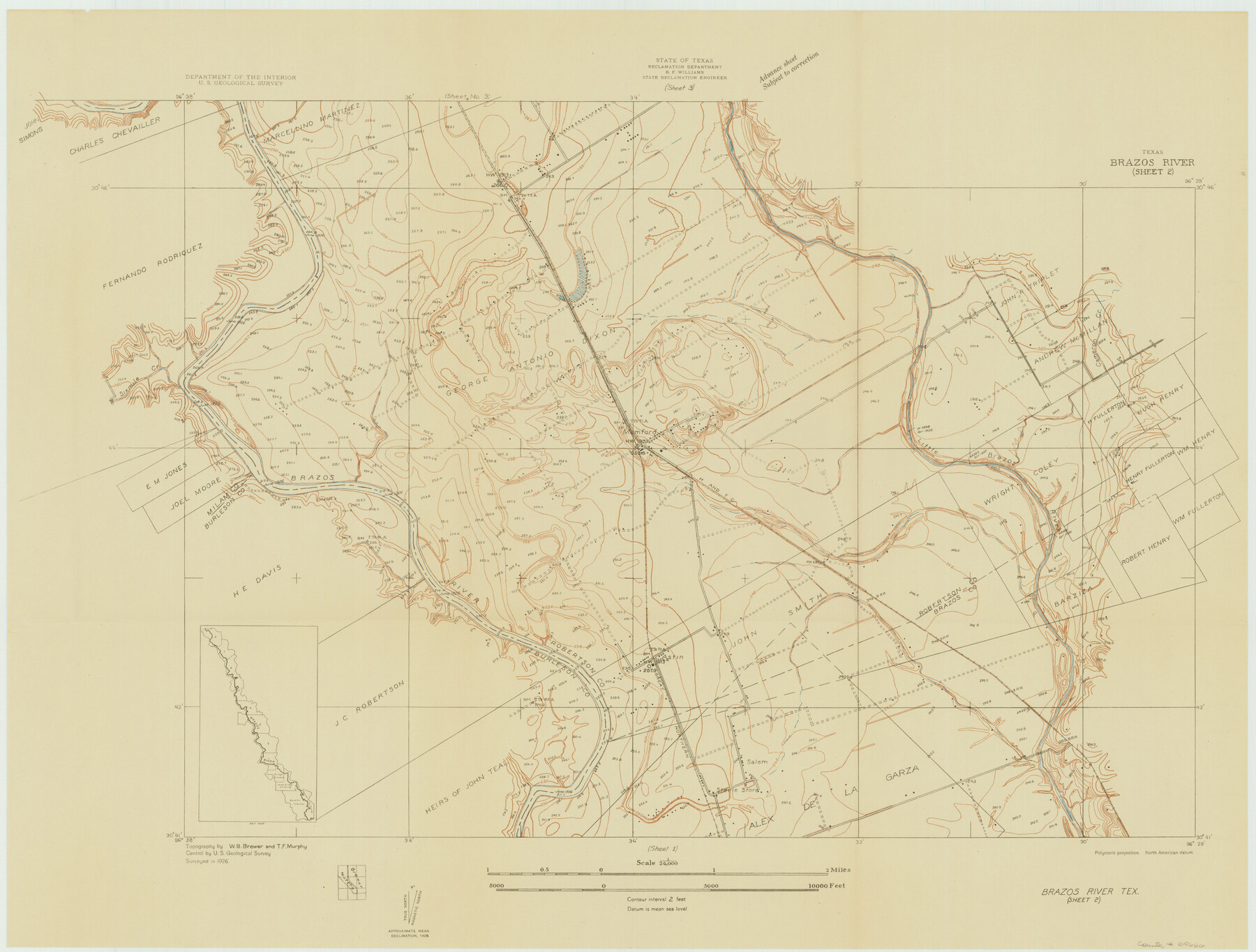 69666, Brazos River, Brazos River Sheet 2, General Map Collection