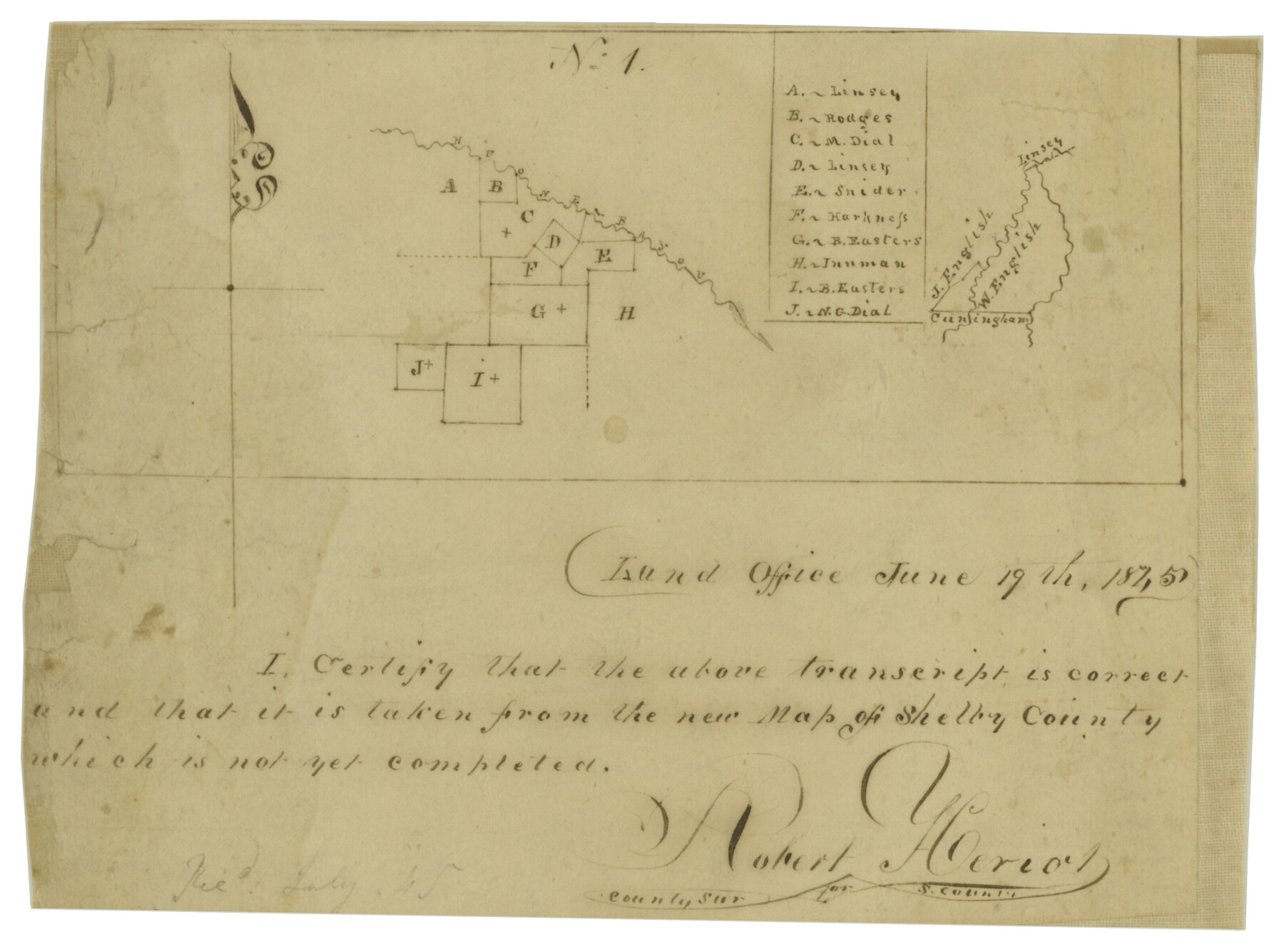 69740, [Shelby District], General Map Collection
