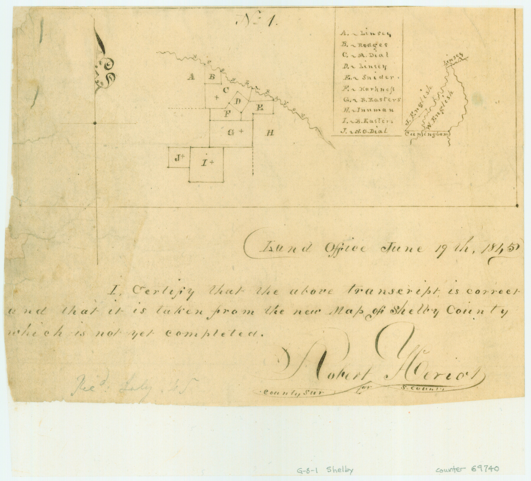 69740, [Shelby District], General Map Collection