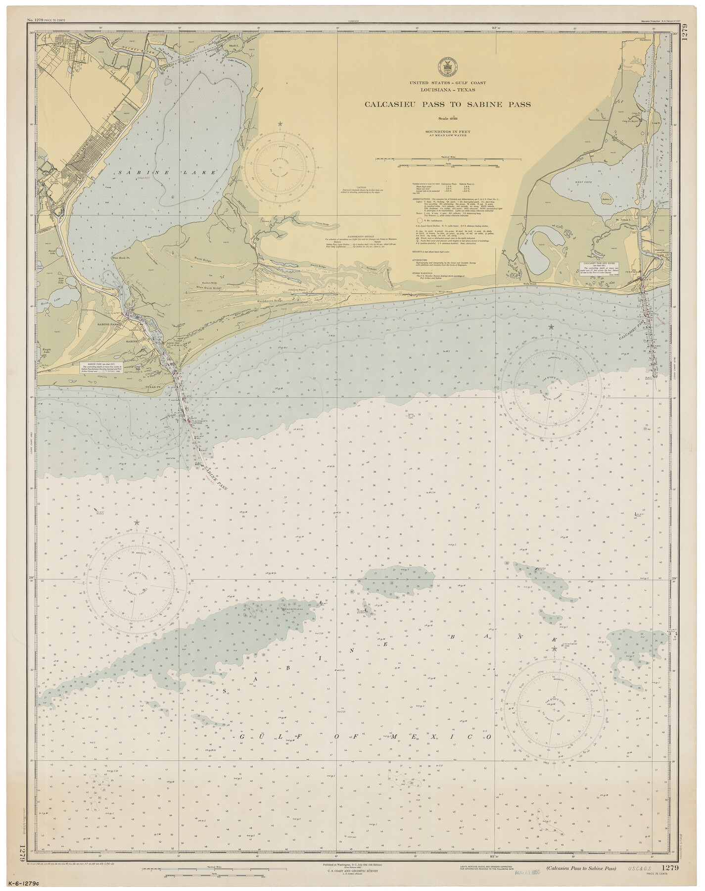 69808, Calcasieu Pass to Sabine Pass, General Map Collection
