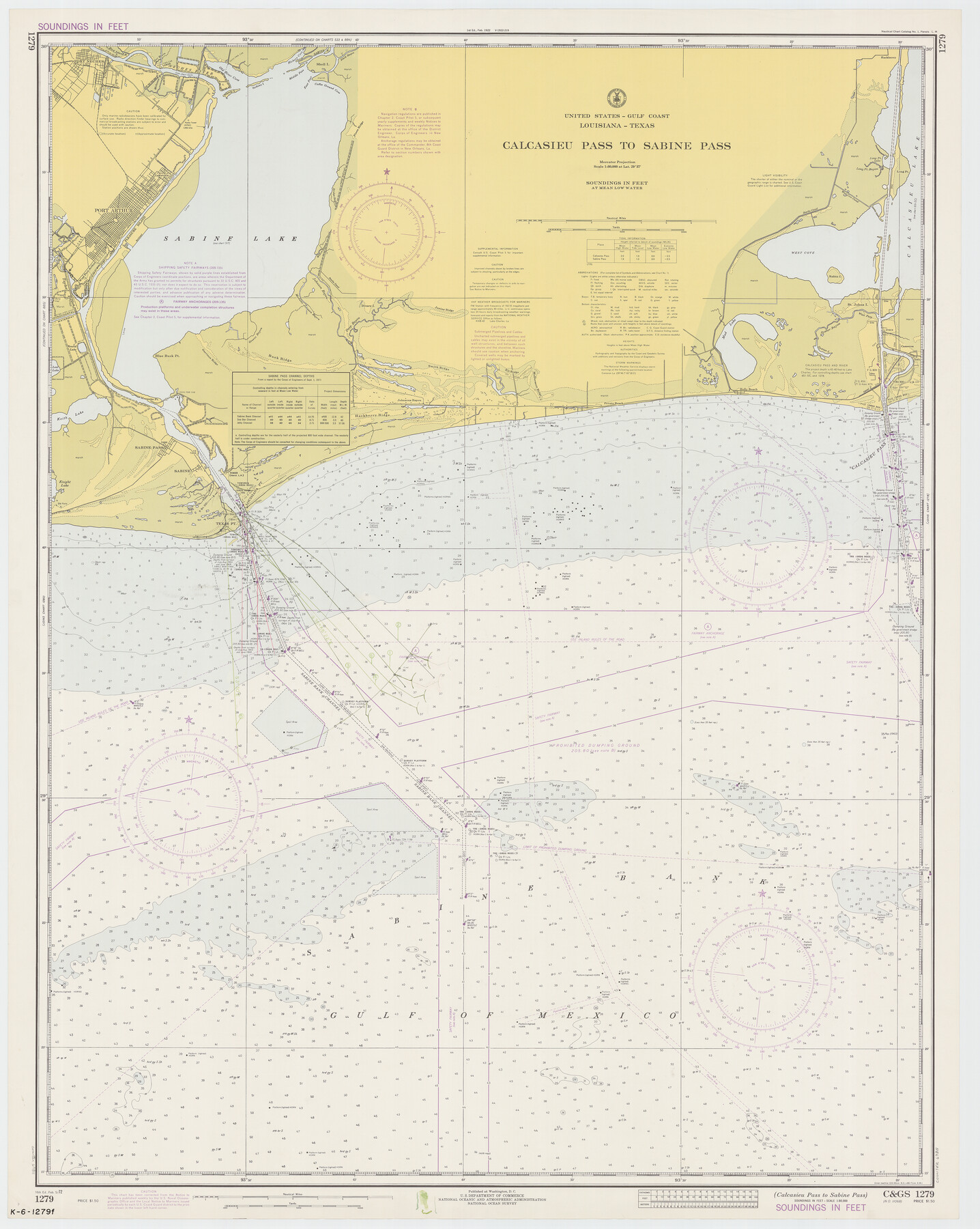 69811, Calcasieu Pass to Sabine Pass, General Map Collection