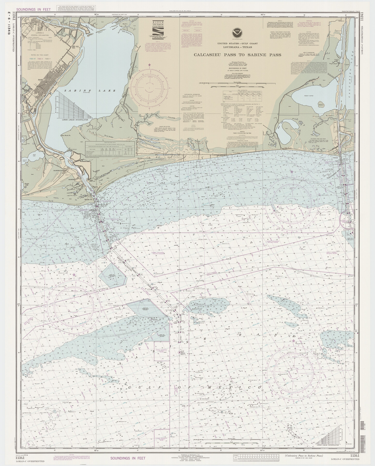 69815, Calcasieu Pass to Sabine Pass, General Map Collection