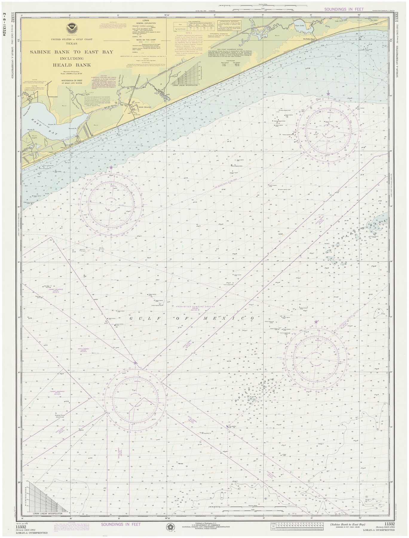 69851, Sabine Bank to East Bay including Heald Bank, General Map Collection