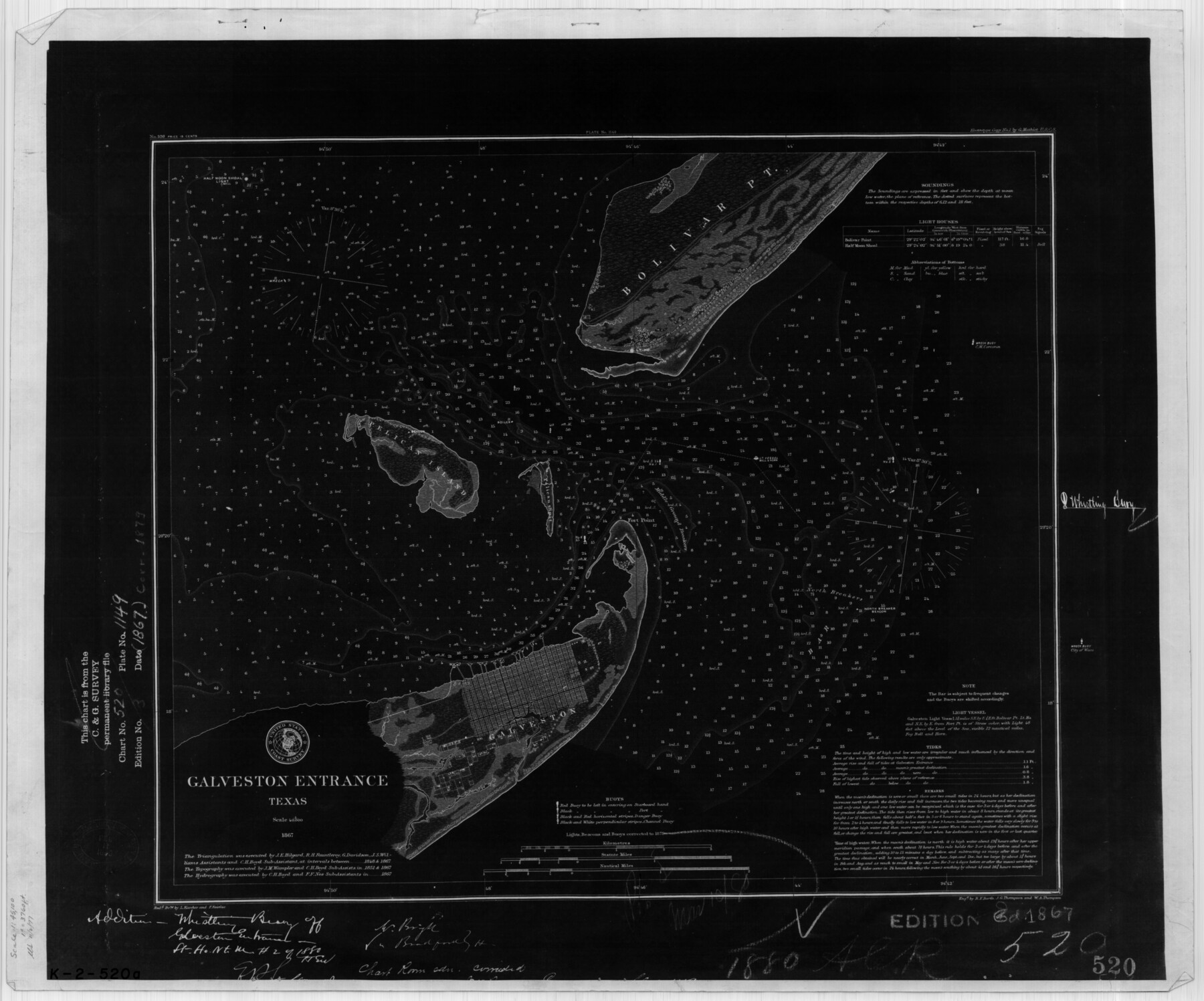 69858, Galveston Entrance, General Map Collection