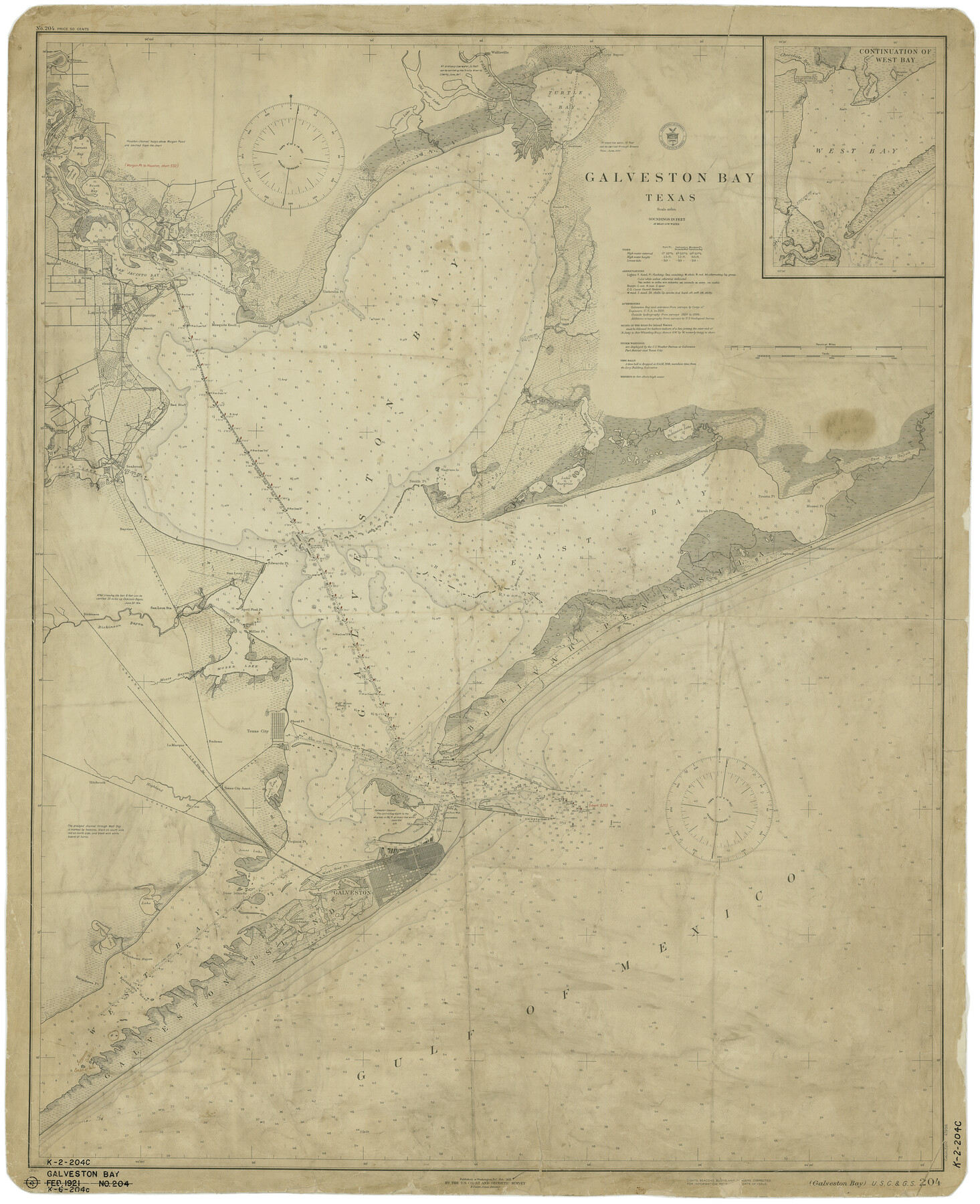 69872, Galveston Bay, General Map Collection
